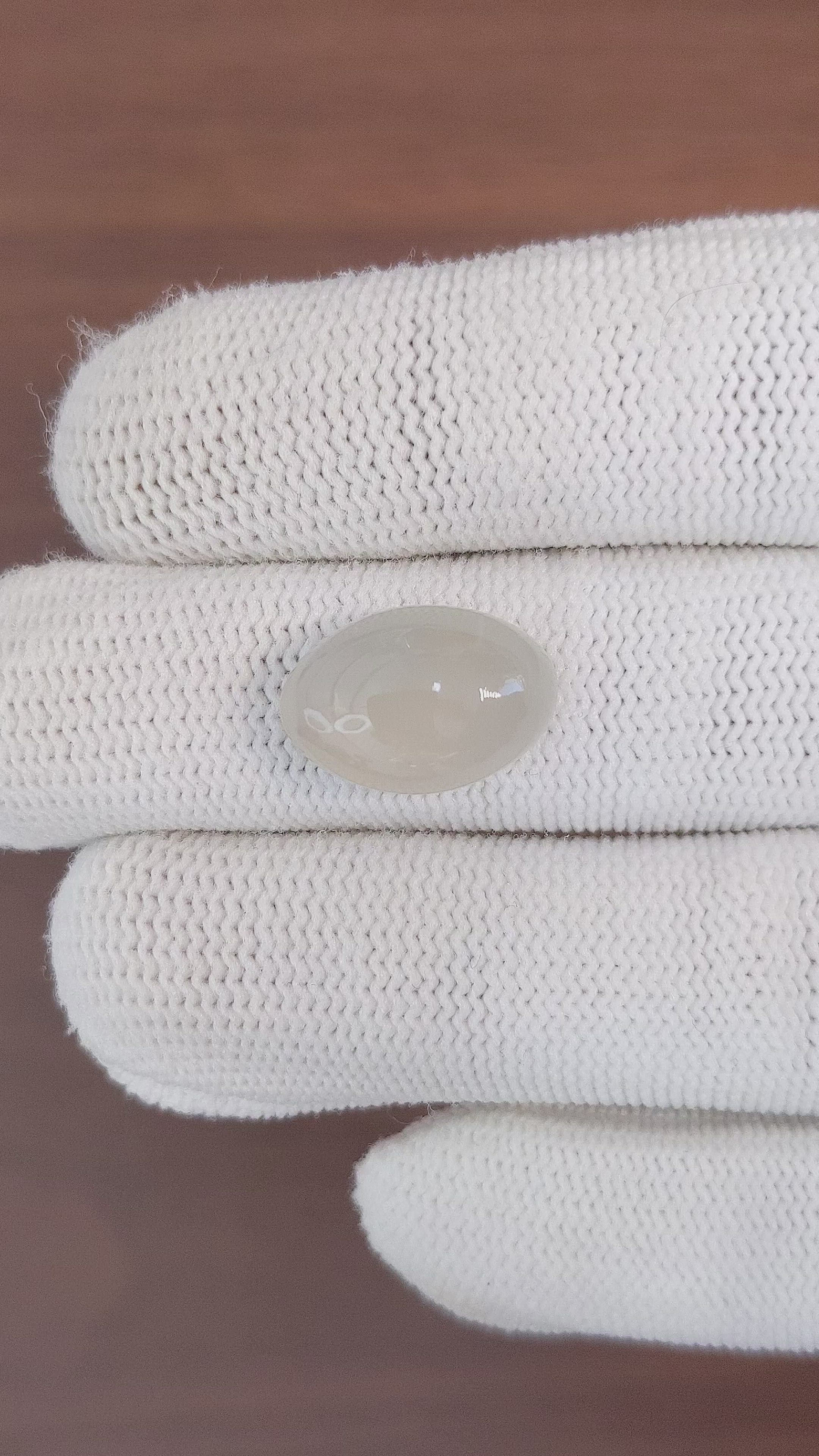 8.24 Ct. Cabochon Moonstone from Ceylon (Sri Lanka) Size Video