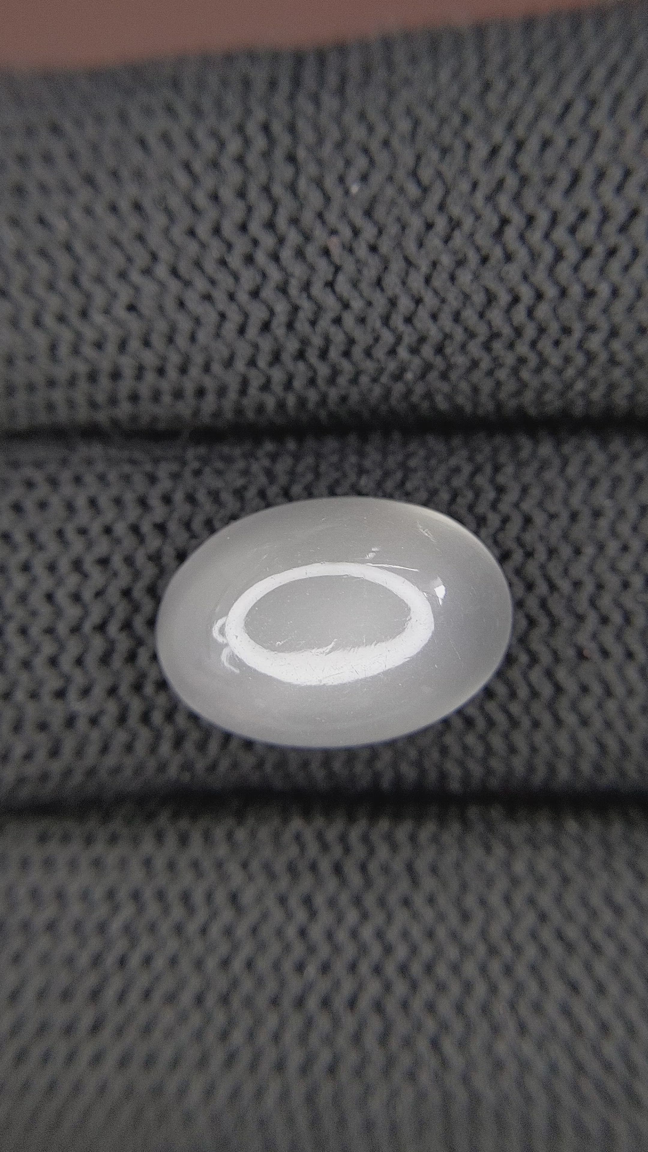 7.70 Ct. Cabochon Moonstone from Ceylon (Sri Lanka) Size Video