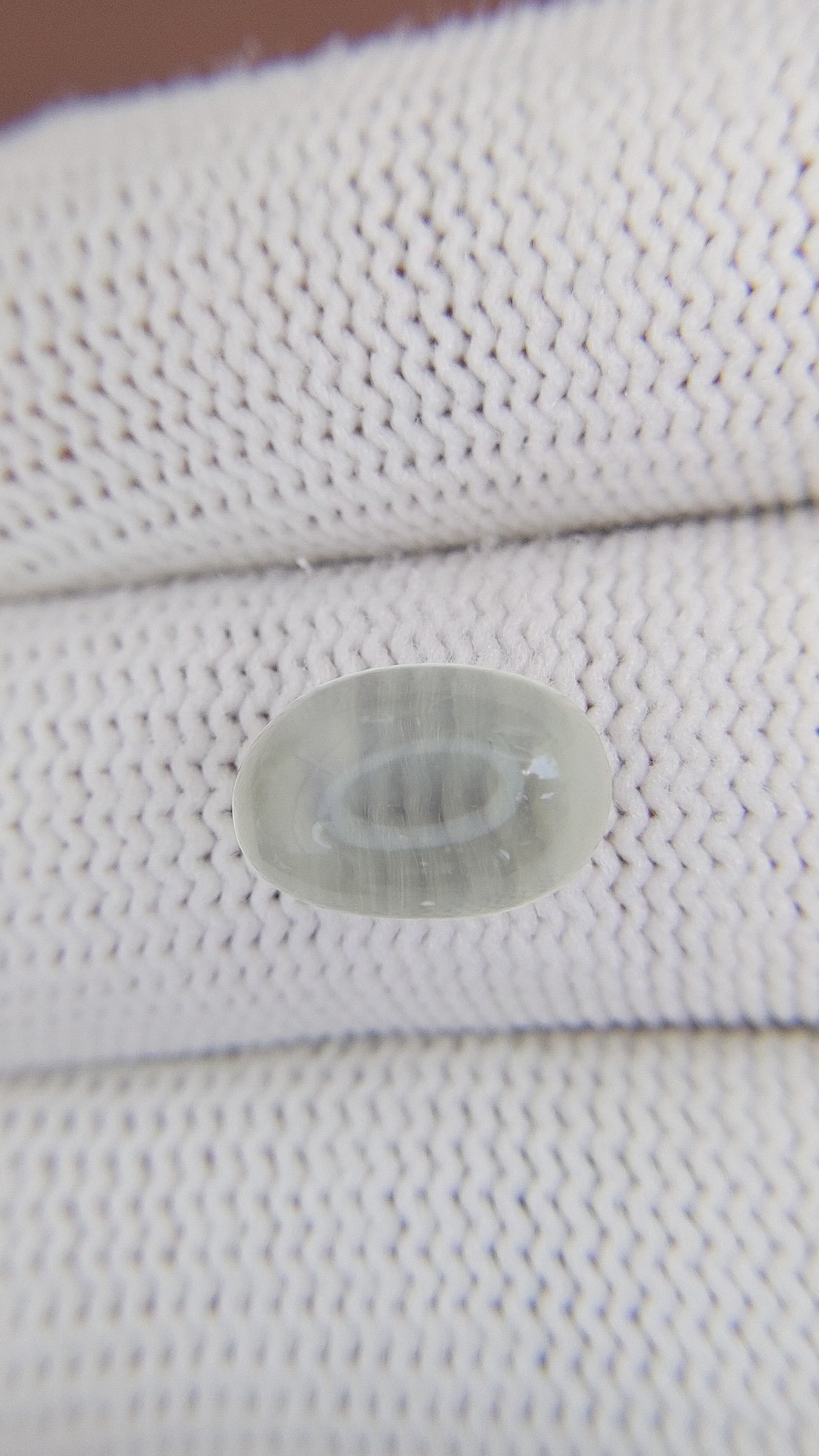 5.03 Ct. Cabochon Moonstone from Ceylon (Sri Lanka) Size Video