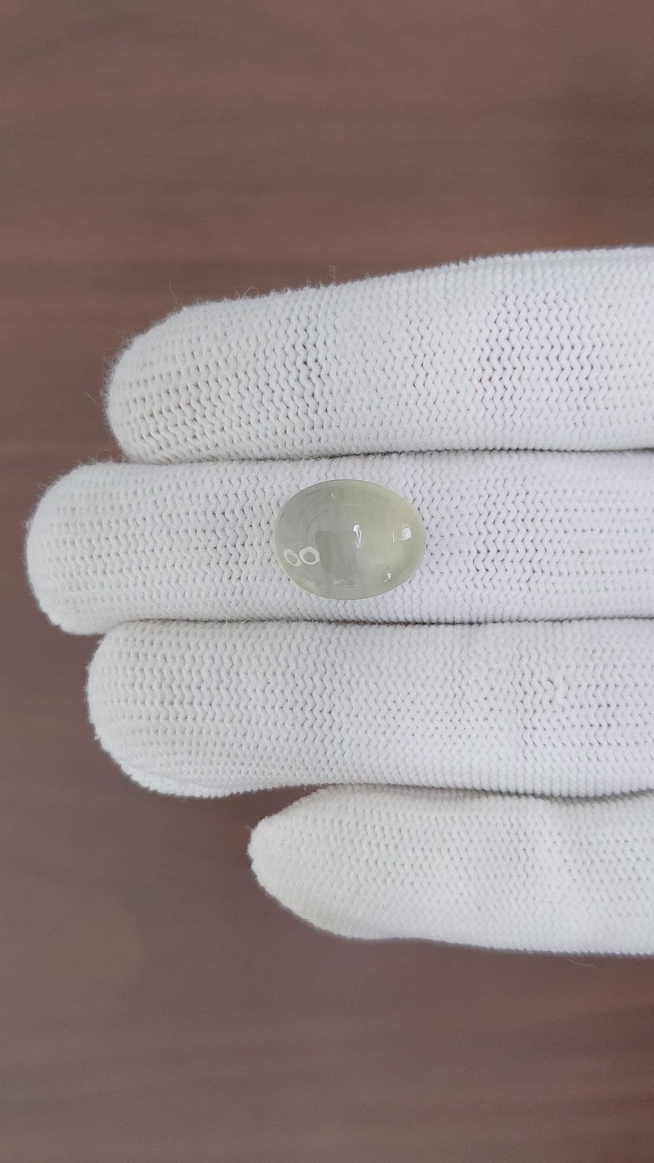 8.32 Ct. Cabochon Moonstone from Ceylon (Sri Lanka) Size Video