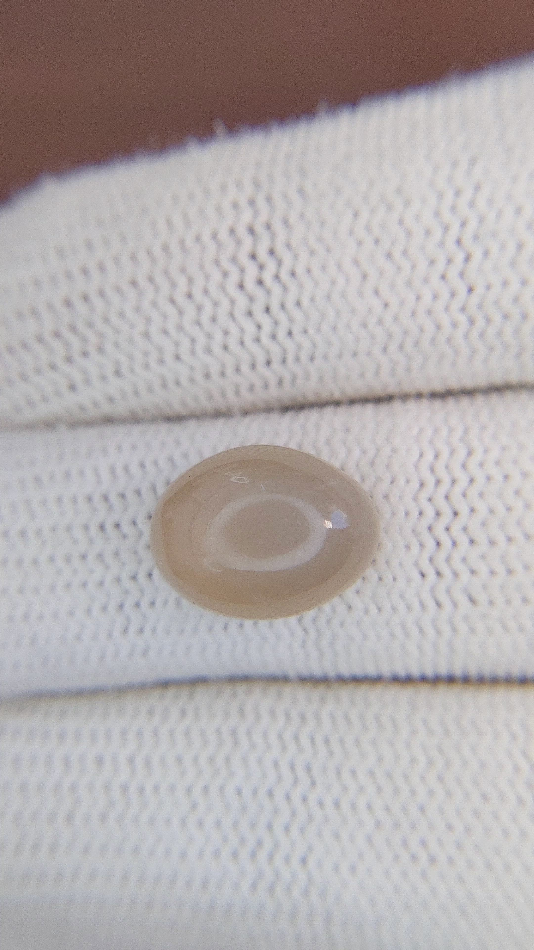 6.10 Ct. Cabochon Moonstone from Ceylon (Sri Lanka) Size Video