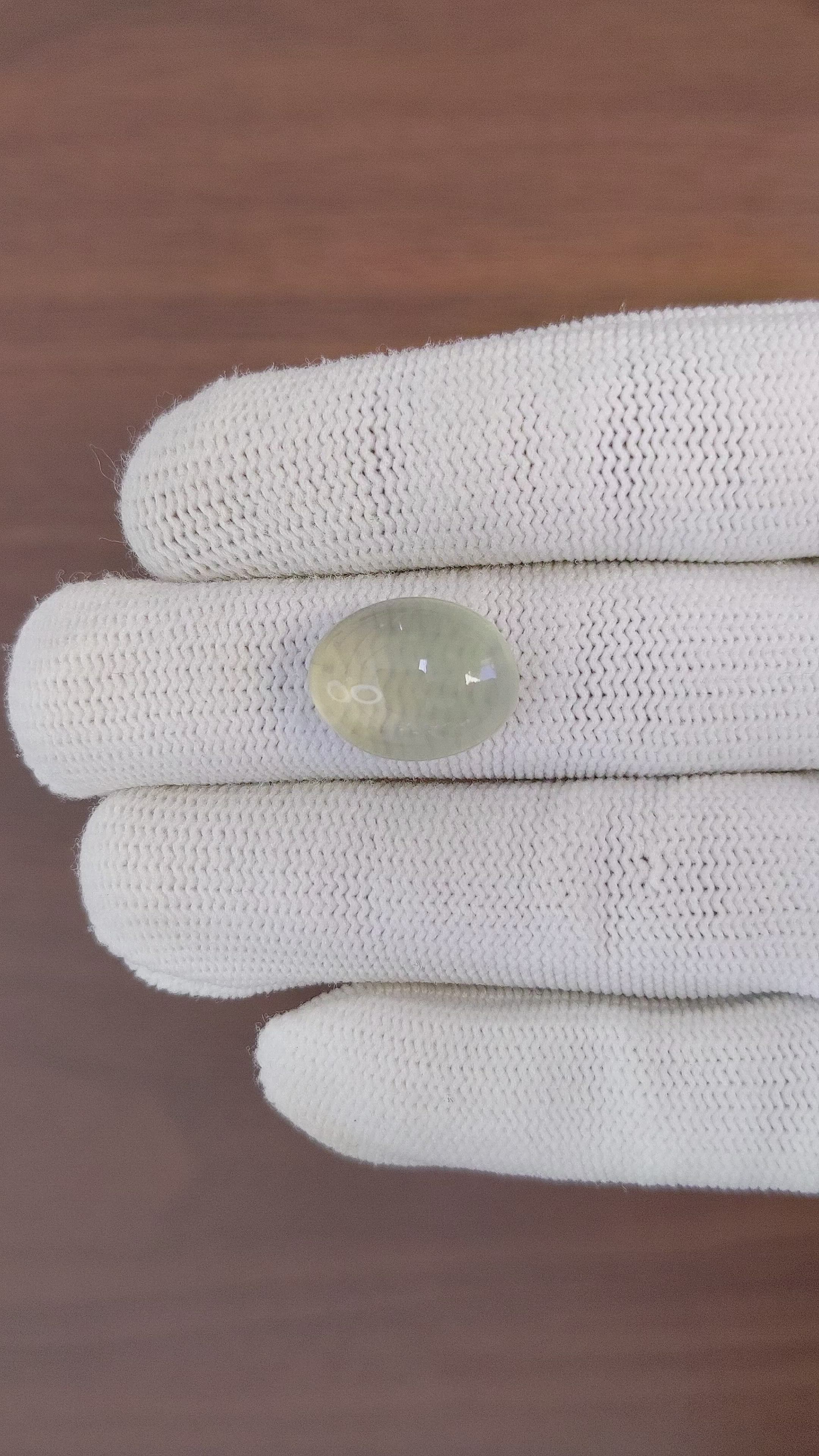 9.29 Ct. Cabochon Moonstone from Ceylon (Sri Lanka) Size Video