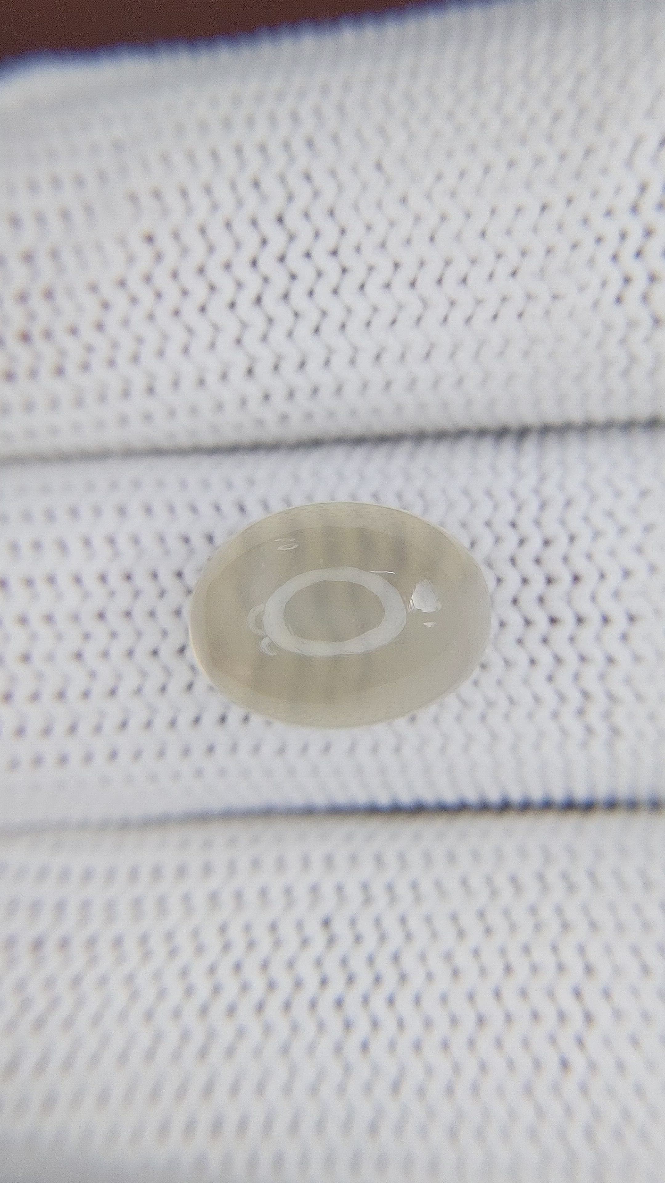 5.61 Ct. Cabochon Moonstone from Ceylon (Sri Lanka) Size Video
