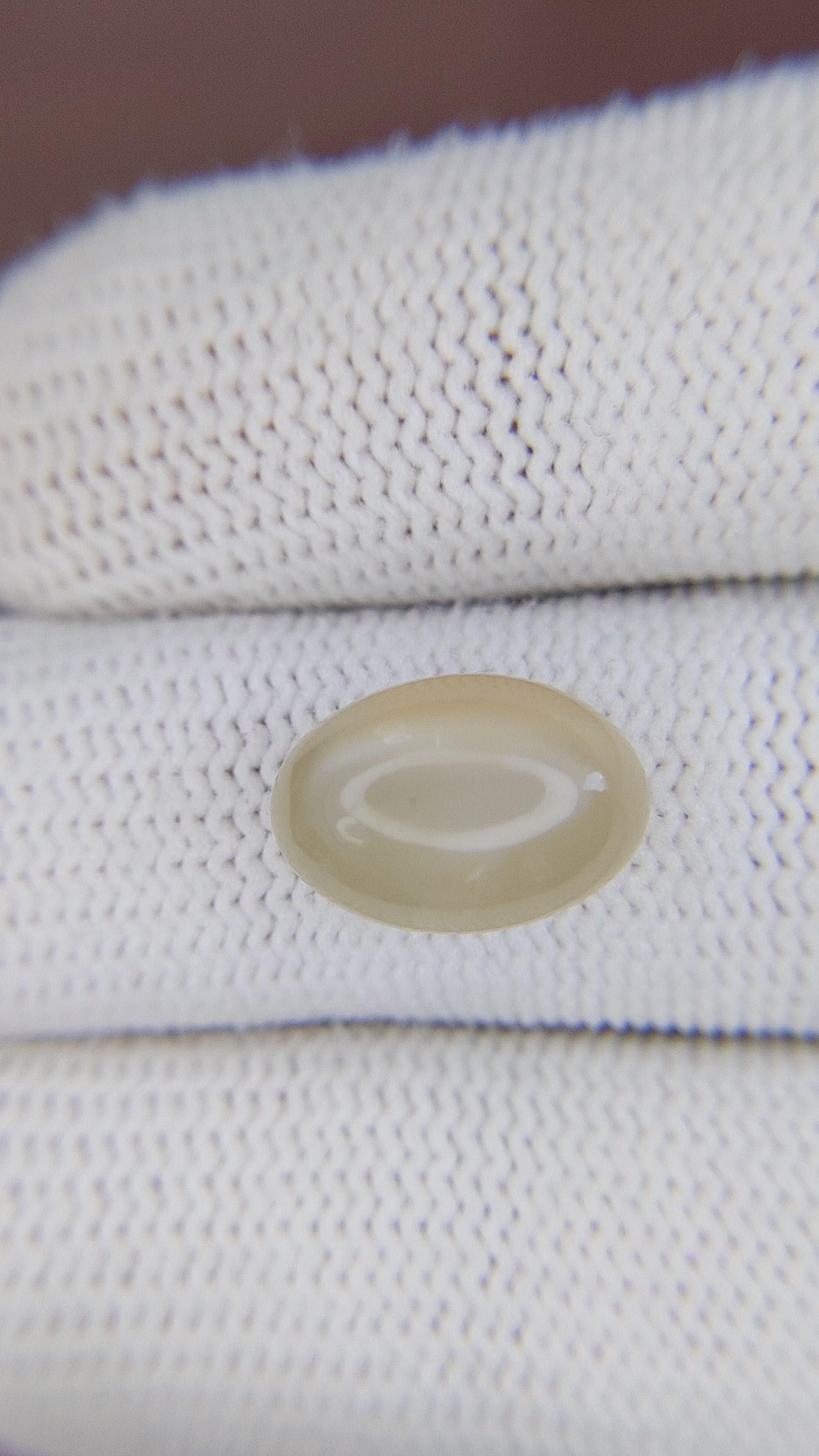 6.32 Ct. Cabochon Moonstone from Ceylon (Sri Lanka) Size Video