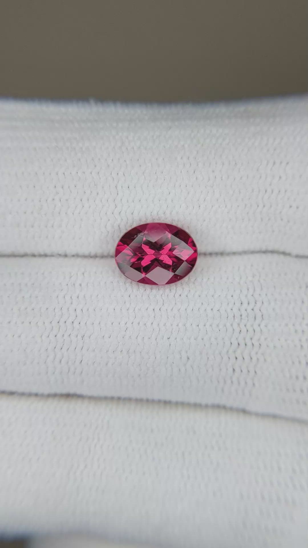 1.05 Ct. Rubellite Tourmaline from Madagascar Size Video