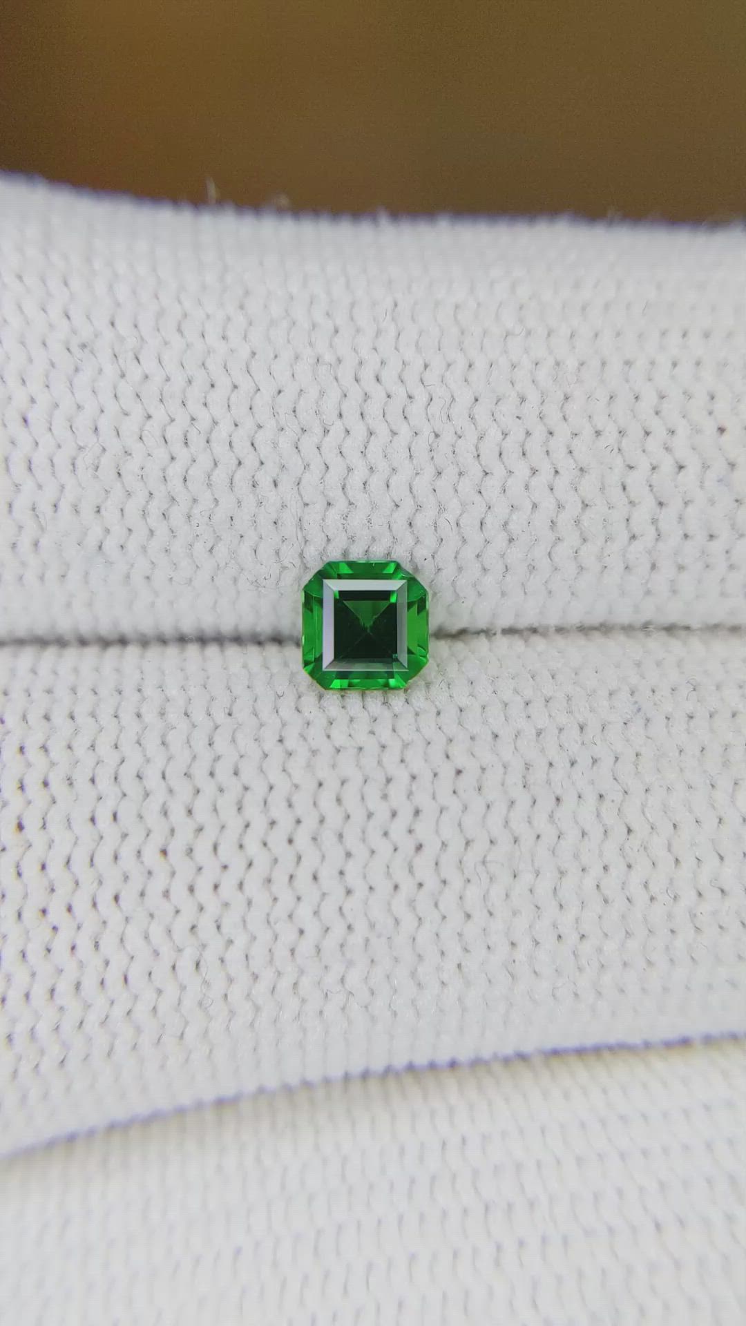 0.40 Ct. Chrome Tourmaline from Mozambique Size Video