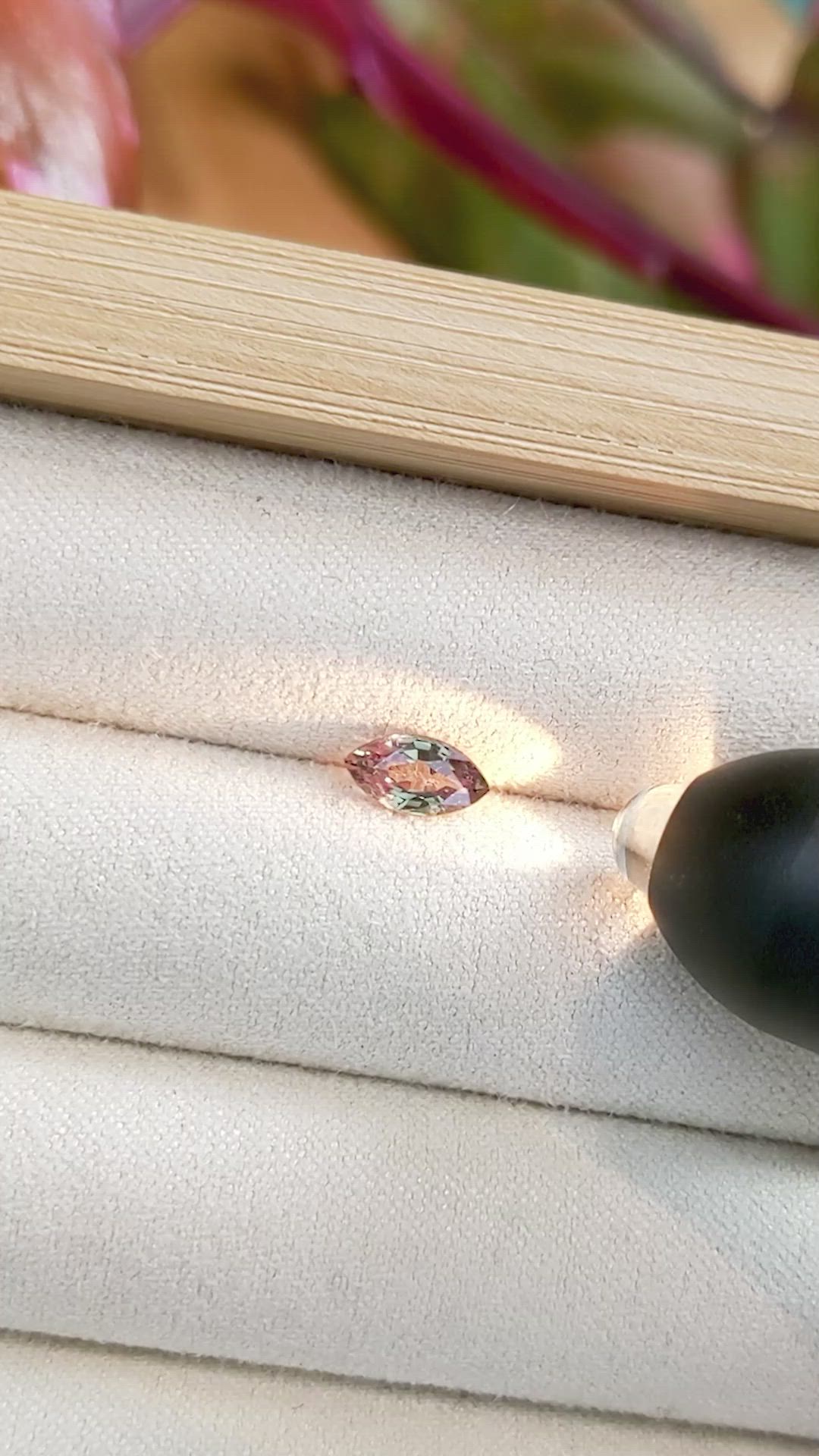 0.75 Ct. Alexandrite from Ceylon (Sri Lanka) Size Video