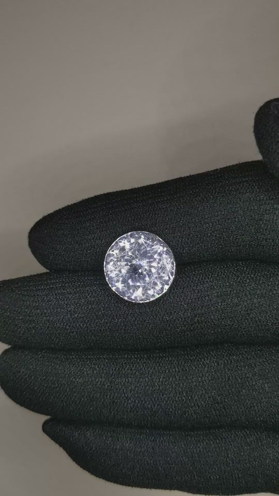 10.67 Ct. Jeremejevite from Madagascar Size Video