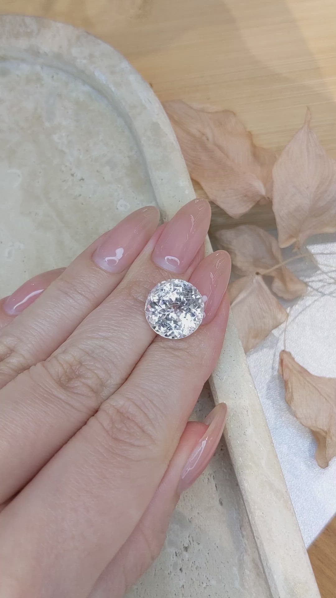 10.67 Ct. Jeremejevite from Madagascar Size Video