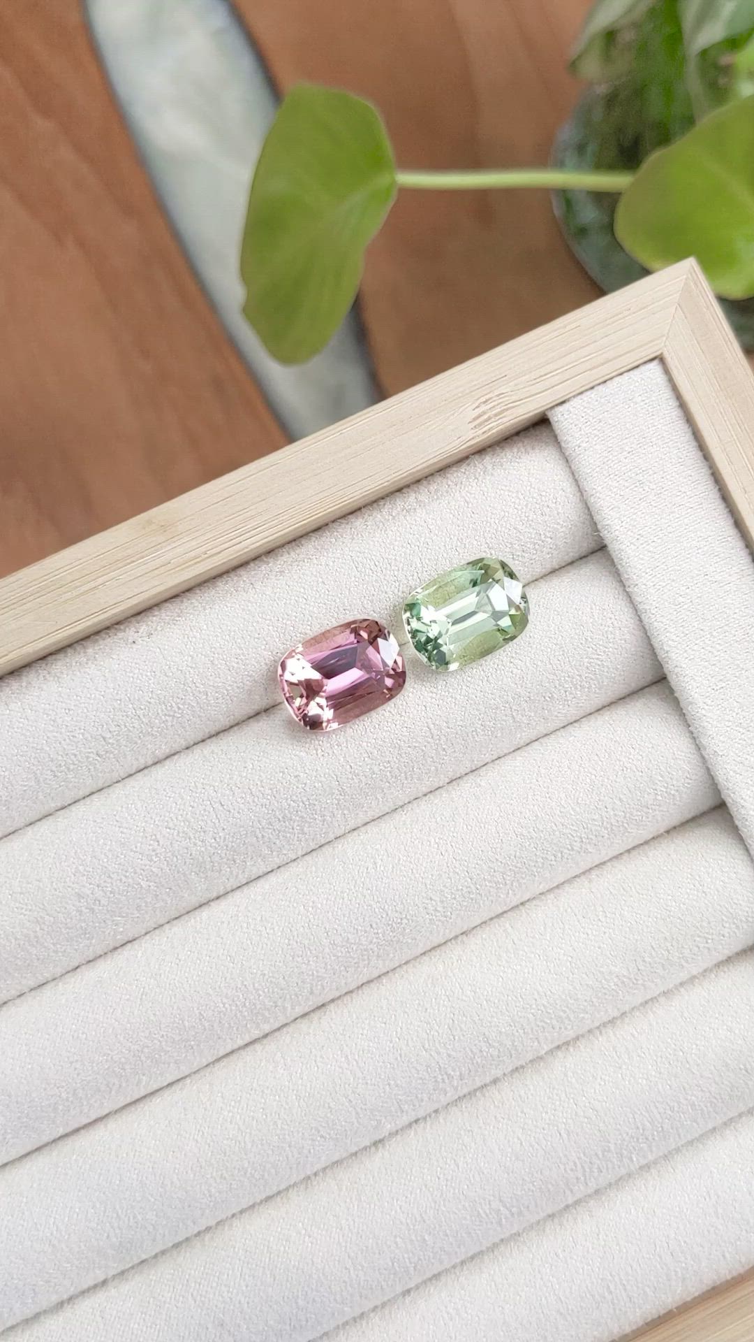 13.10 Ct.Tw.Total Carat Weight Tourmaline Pair from Mozambique Size Video
