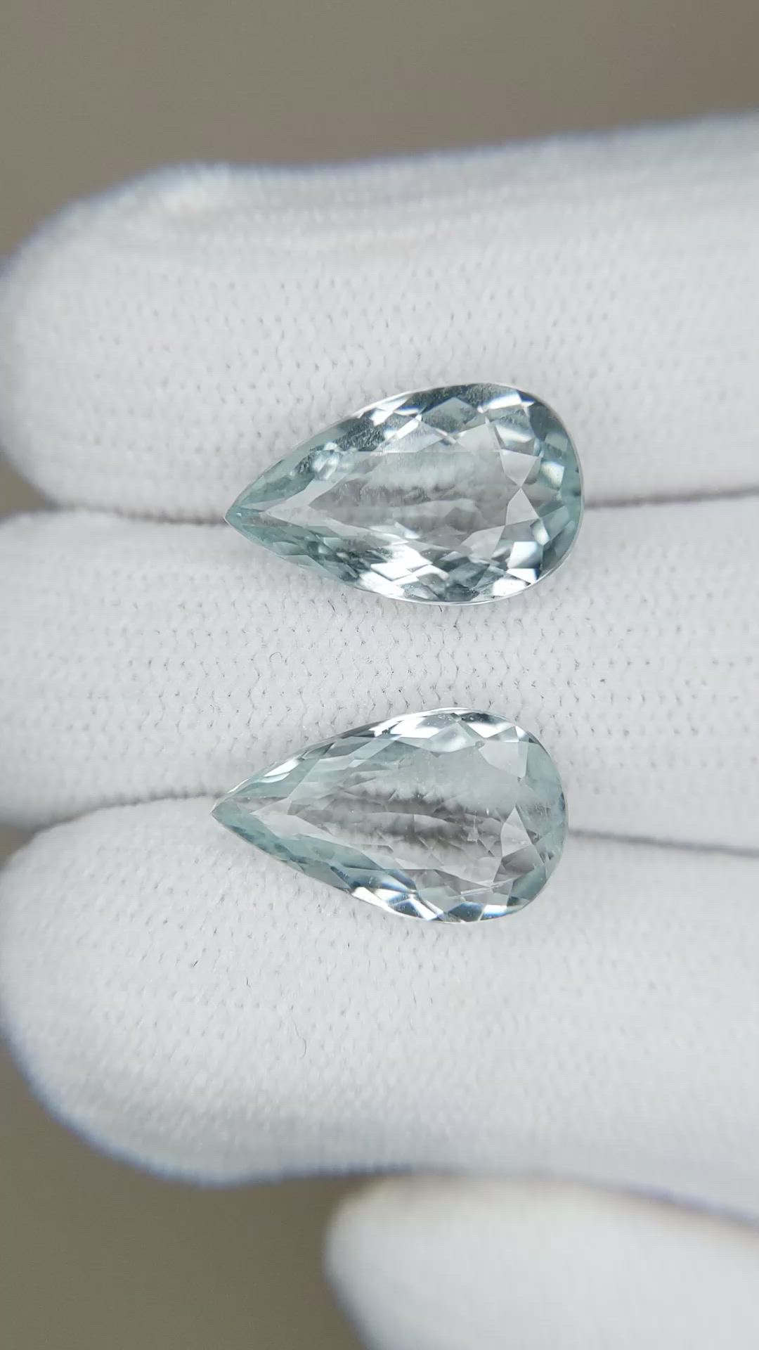 6.38 Ct.Tw.Total Carat Weight Paraiba Tourmaline Pair from Africa Size Video