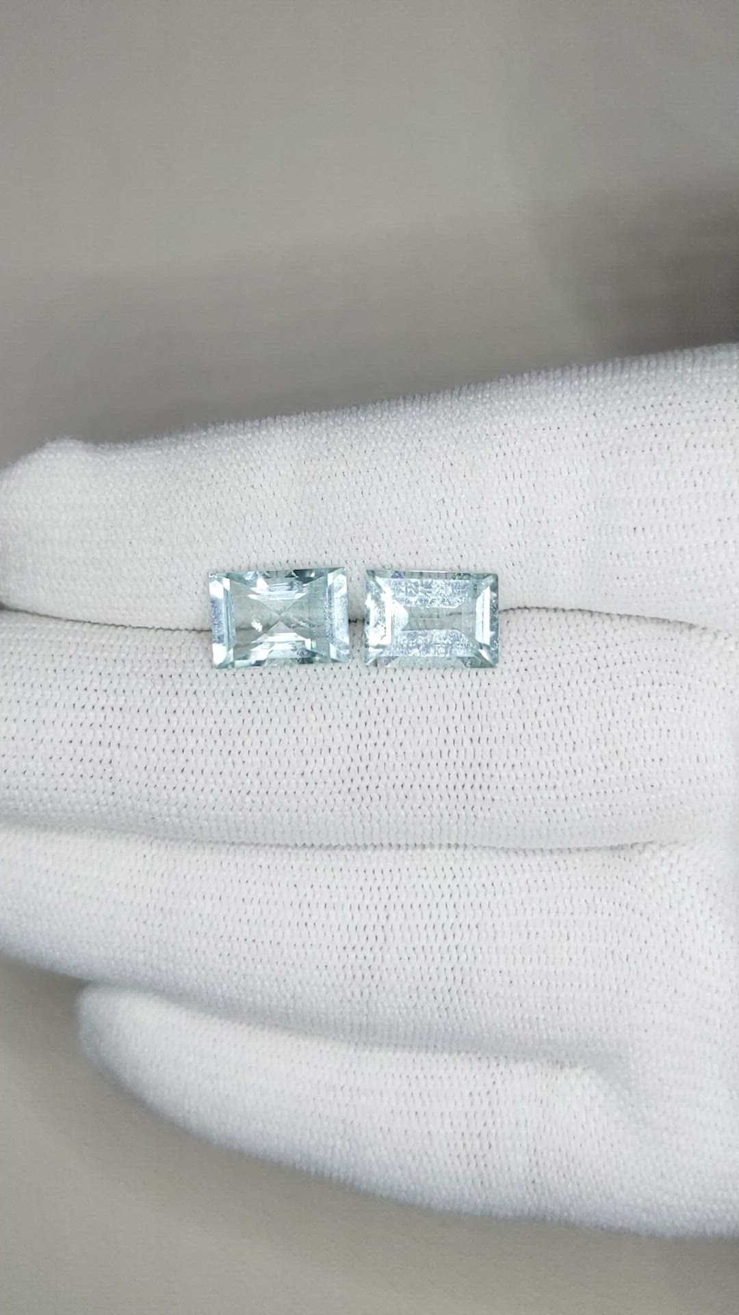5.20 Ct.Tw.Total Carat Weight Paraiba Tourmaline Pair from Africa Size Video