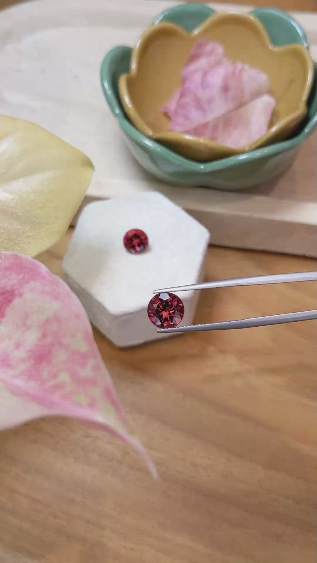 4.78 Ct.Tw.Total Carat Weight Tourmaline Pair from Brazil Size Video