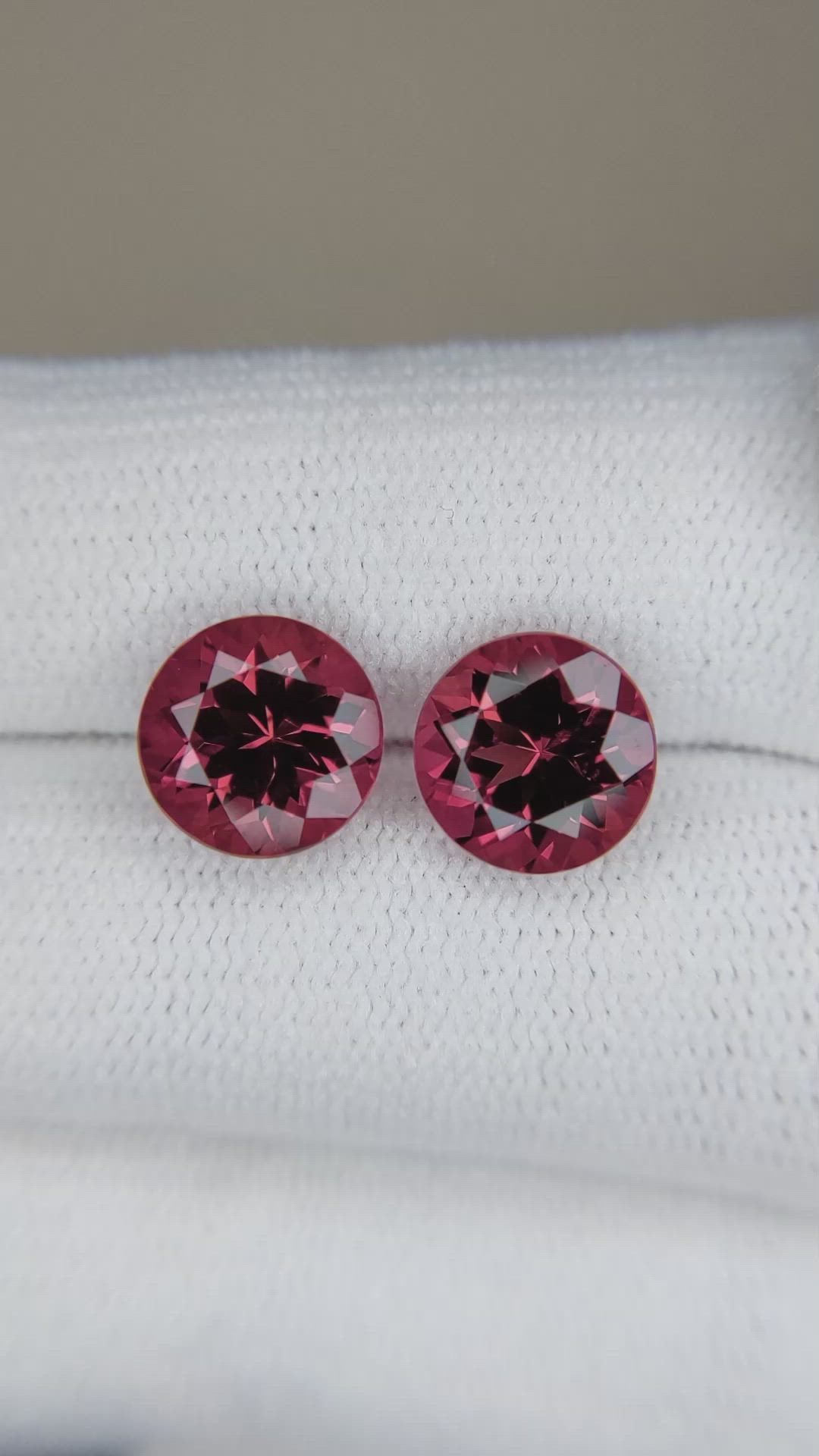 4.78 Ct.Tw.Total Carat Weight Tourmaline Pair from Brazil Size Video