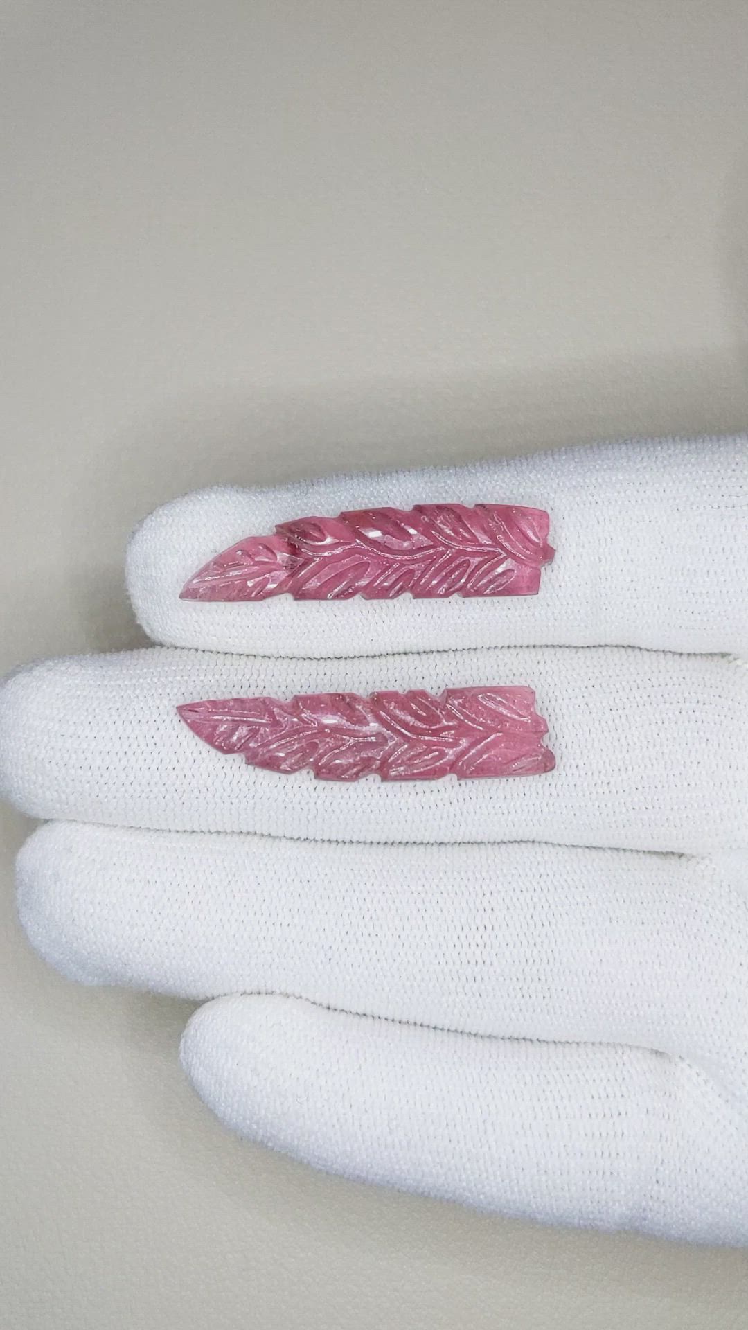 18.81 Ct.Tw.Total Carat Weight Tourmaline Pair from Mozambique Size Video