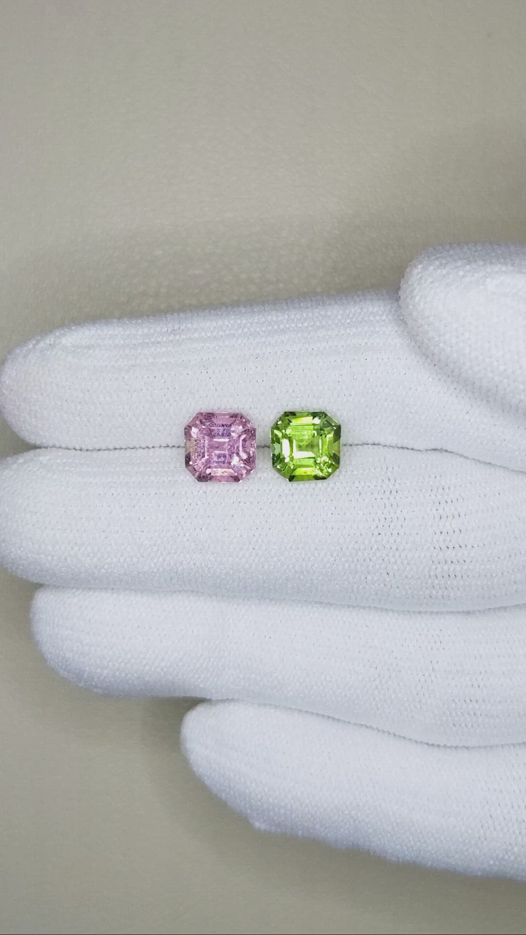 3.13&nbsp;Ct.Tw.Total Carat Weight Tourmaline Pair from Mozambique Size Video