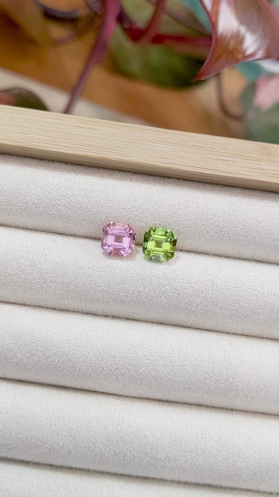 3.13&nbsp;Ct.Tw.Total Carat Weight Tourmaline Pair from Mozambique Size Video