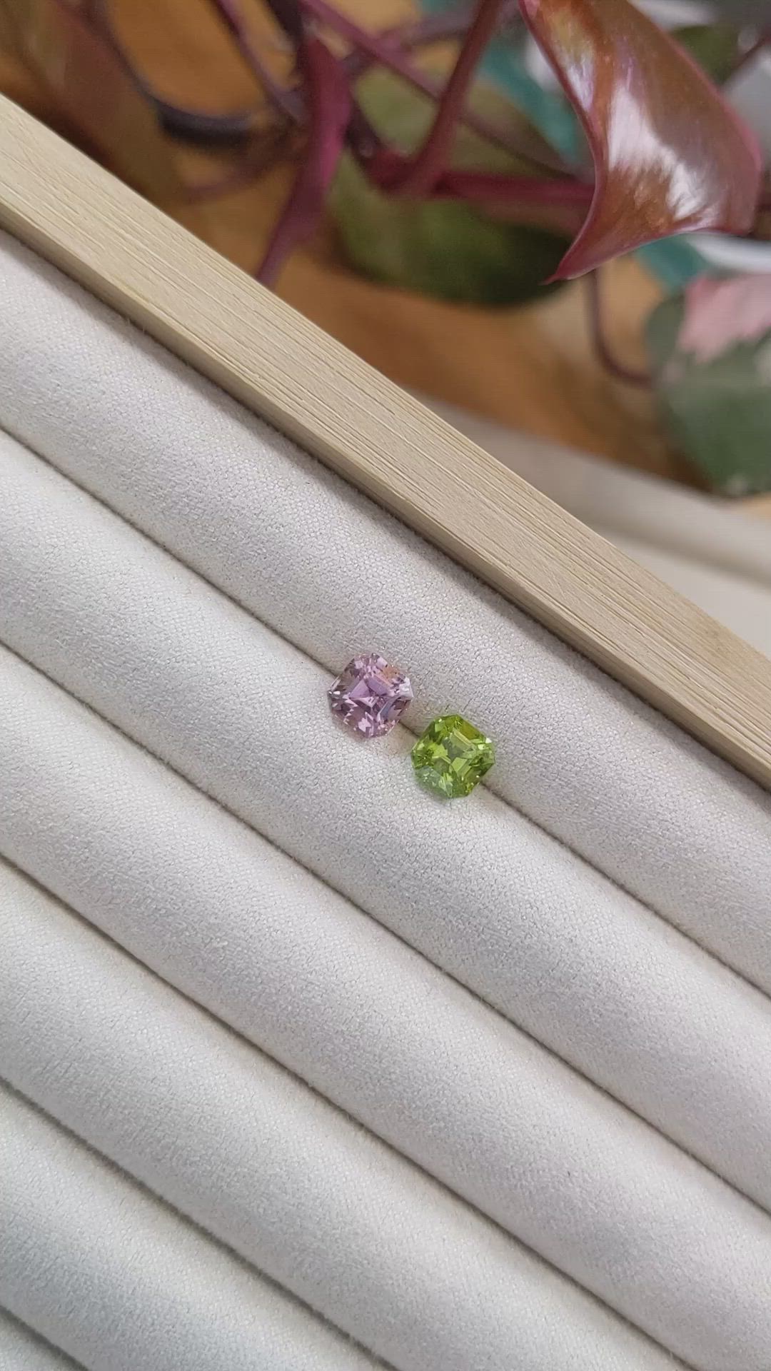 3.38 Ct.Tw.Total Carat Weight Tourmaline Pair from Mozambique Size Video