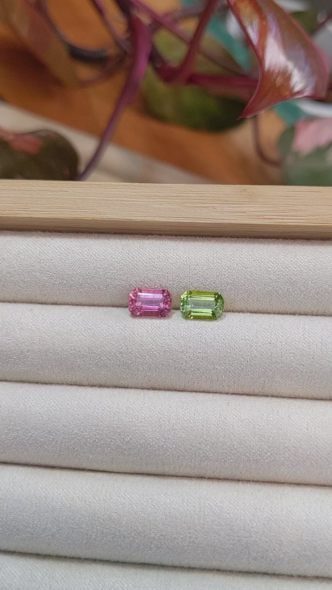 2.94&nbsp;Ct.Tw.Total Carat Weight Tourmaline Pair from Mozambique Size Video