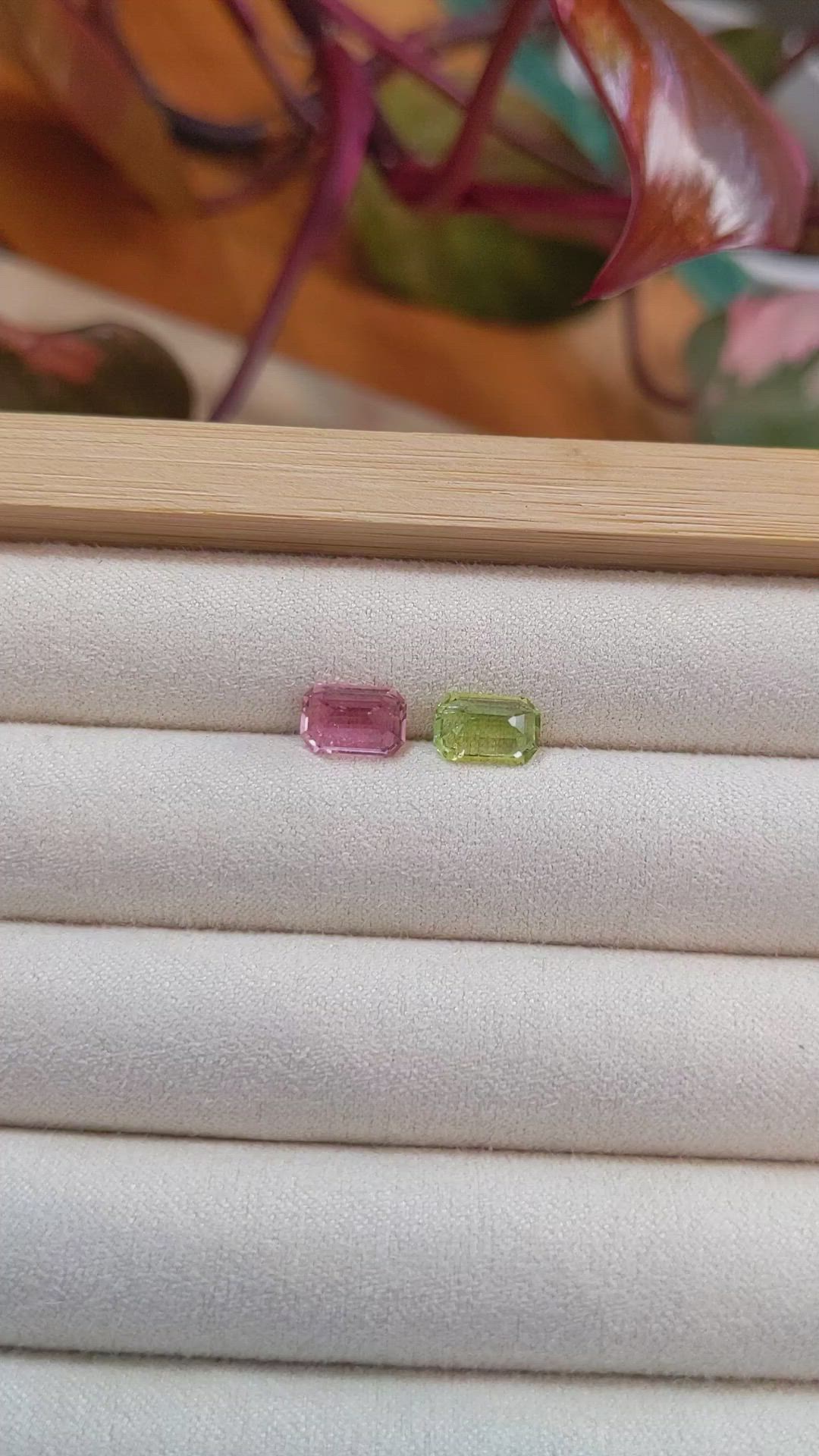 2.94&nbsp;Ct.Tw.Total Carat Weight Tourmaline Pair from Mozambique Size Video