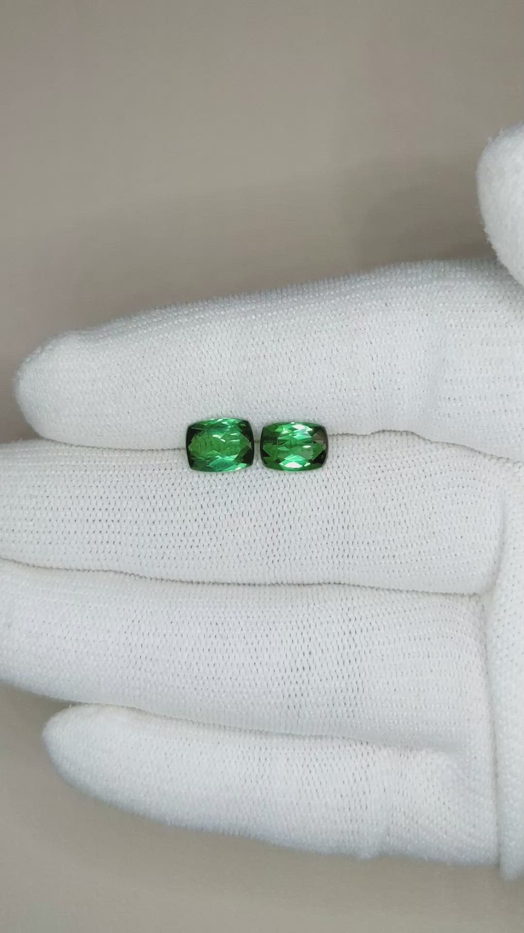 2.90 Ct.Tw.Total Carat Weight Tourmaline Pair from Mozambique Size Video