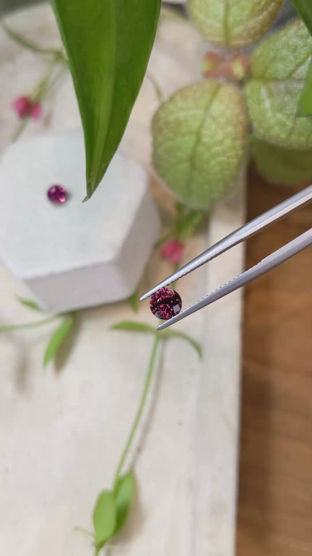 1.76&nbsp;Ct.Tw.Total Carat Weight Garnet Pair from Tanzania Size Video