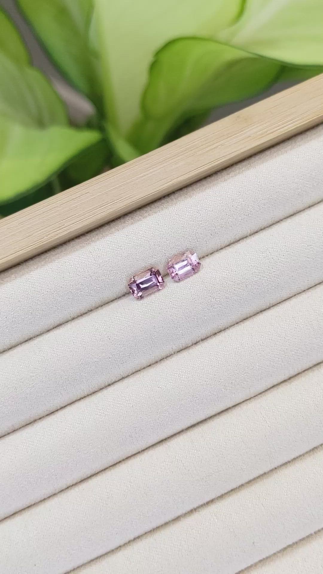 2.11&nbsp;Ct.Tw.Total Carat Weight Tourmaline Pair from Mozambique Size Video