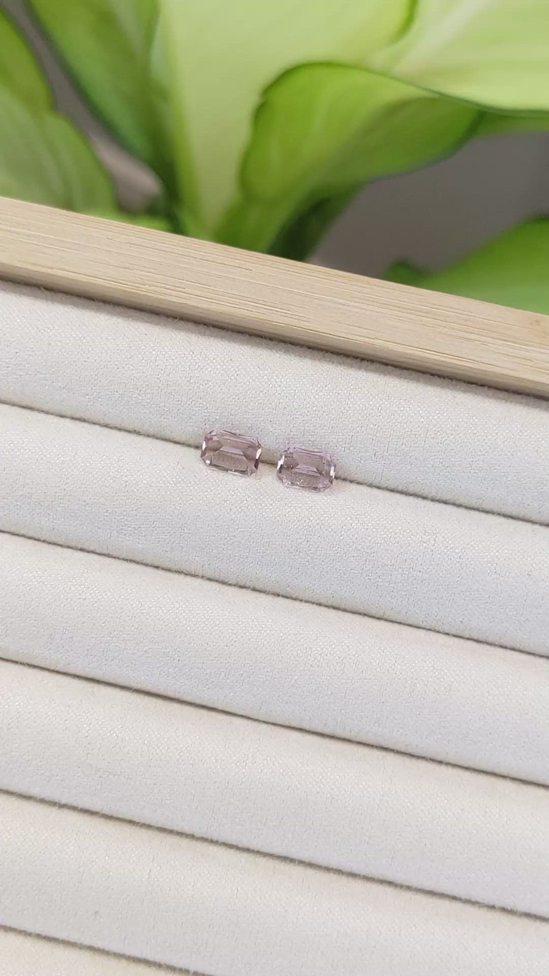 2.11&nbsp;Ct.Tw.Total Carat Weight Tourmaline Pair from Mozambique Size Video