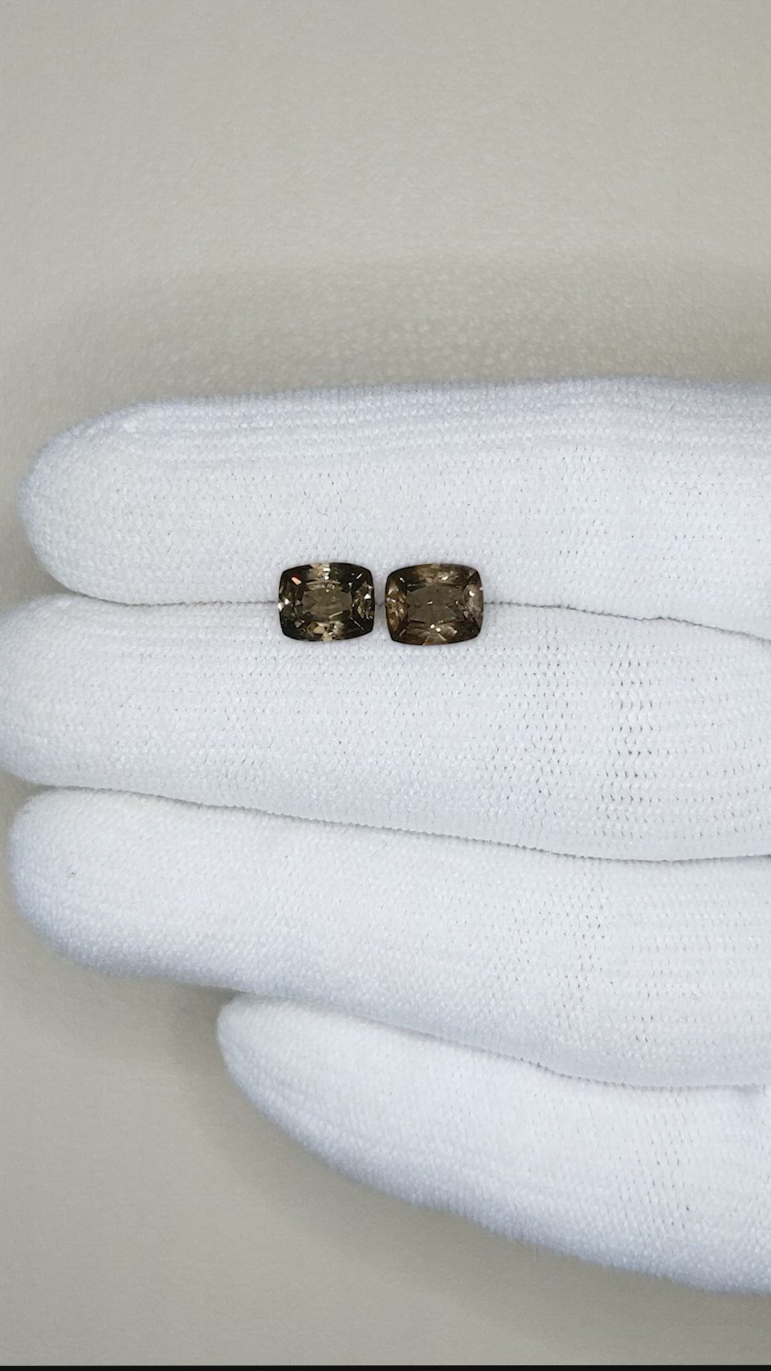 2.34 Ct.Tw.Total Carat Weight Garnet Pair from Madagascar Size Video