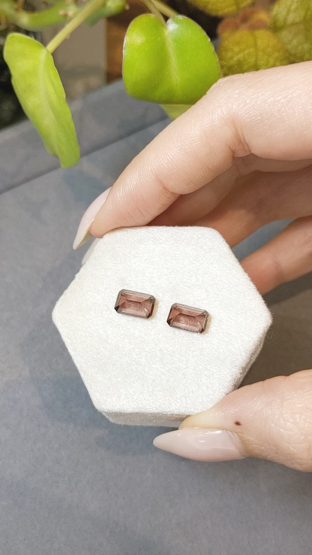 4.23&nbsp;Ct.Tw.Total Carat Weight Garnet Pair from Madagascar Size Video