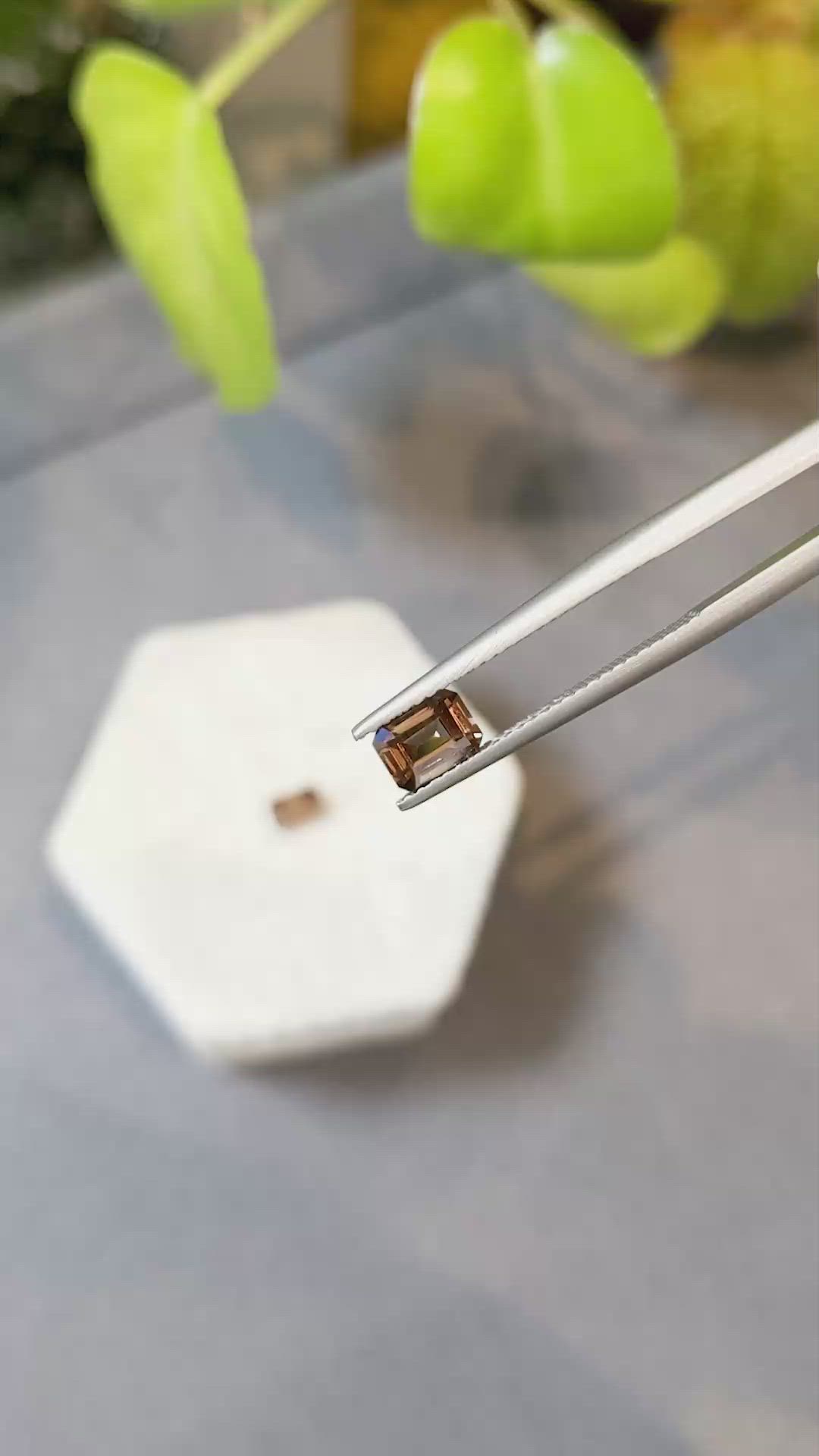 1.94 Ct.Tw.Total Carat Weight Garnet Pair from Madagascar Size Video