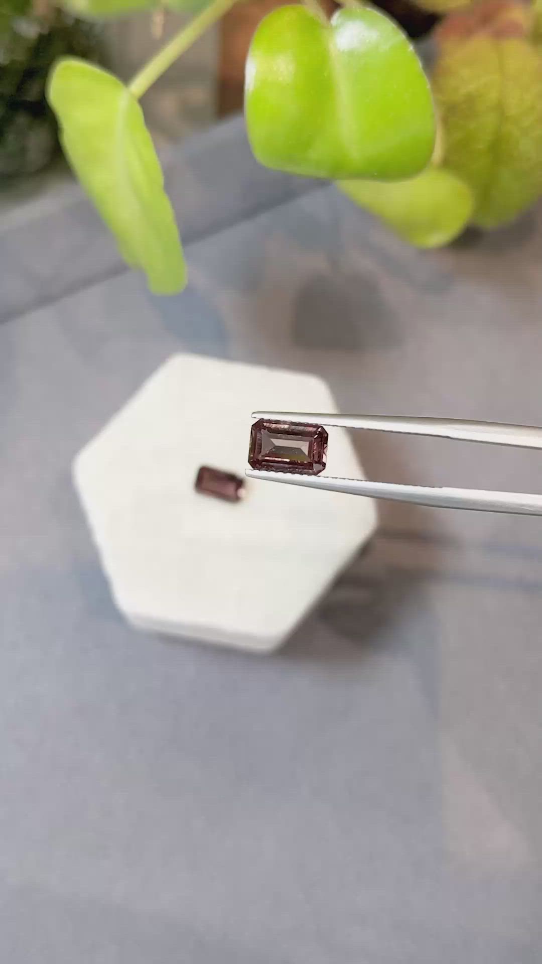 3.20 Ct.Tw.Total Carat Weight Garnet Pair from Madagascar Size Video