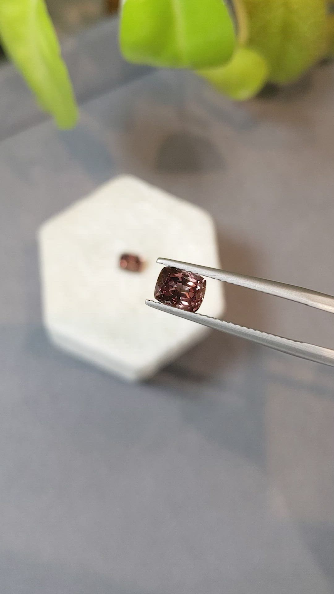 2.56 Ct.Tw.Total Carat Weight Garnet Pair from Madagascar Size Video