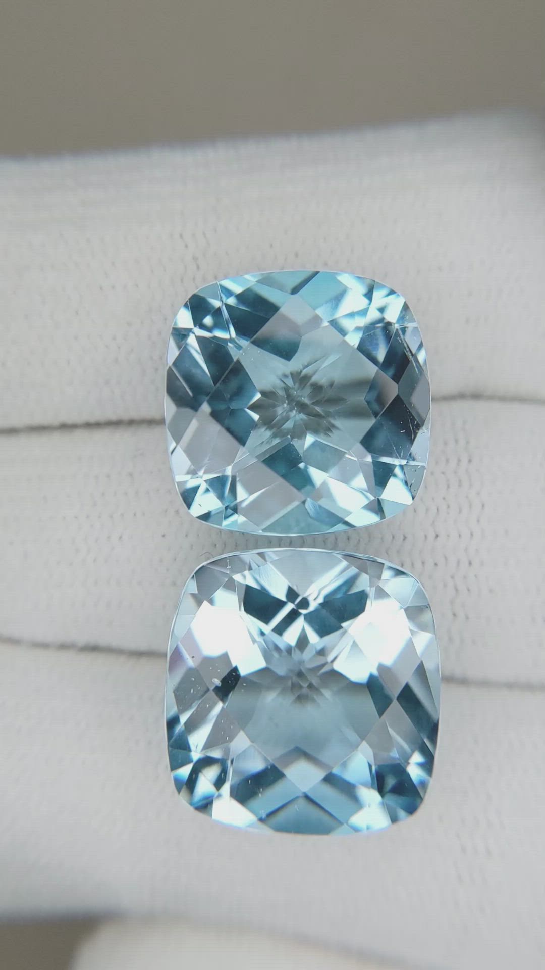 24.35 Ct.Tw.Total Carat Weight Topaz Pair from Brazil Size Video