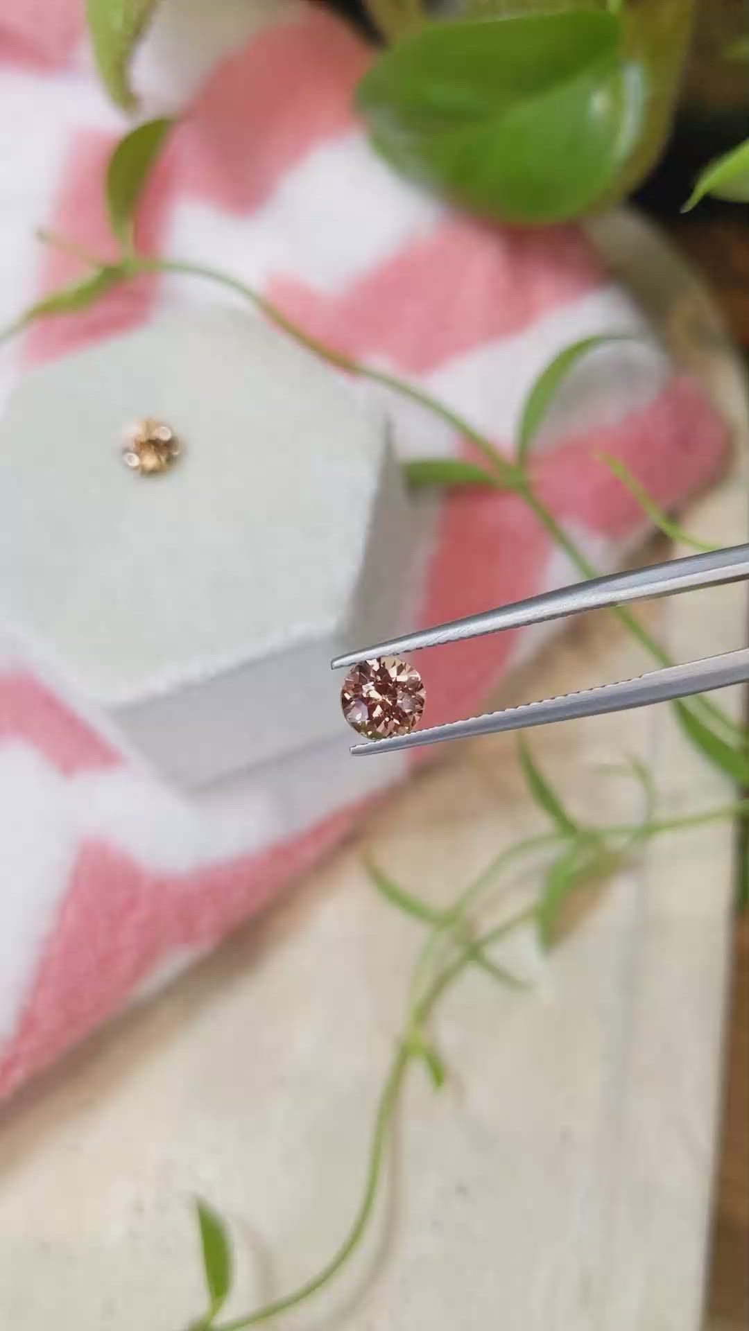 1.87 Ct.Tw.Total Carat Weight Topaz Pair from Brazil Size Video