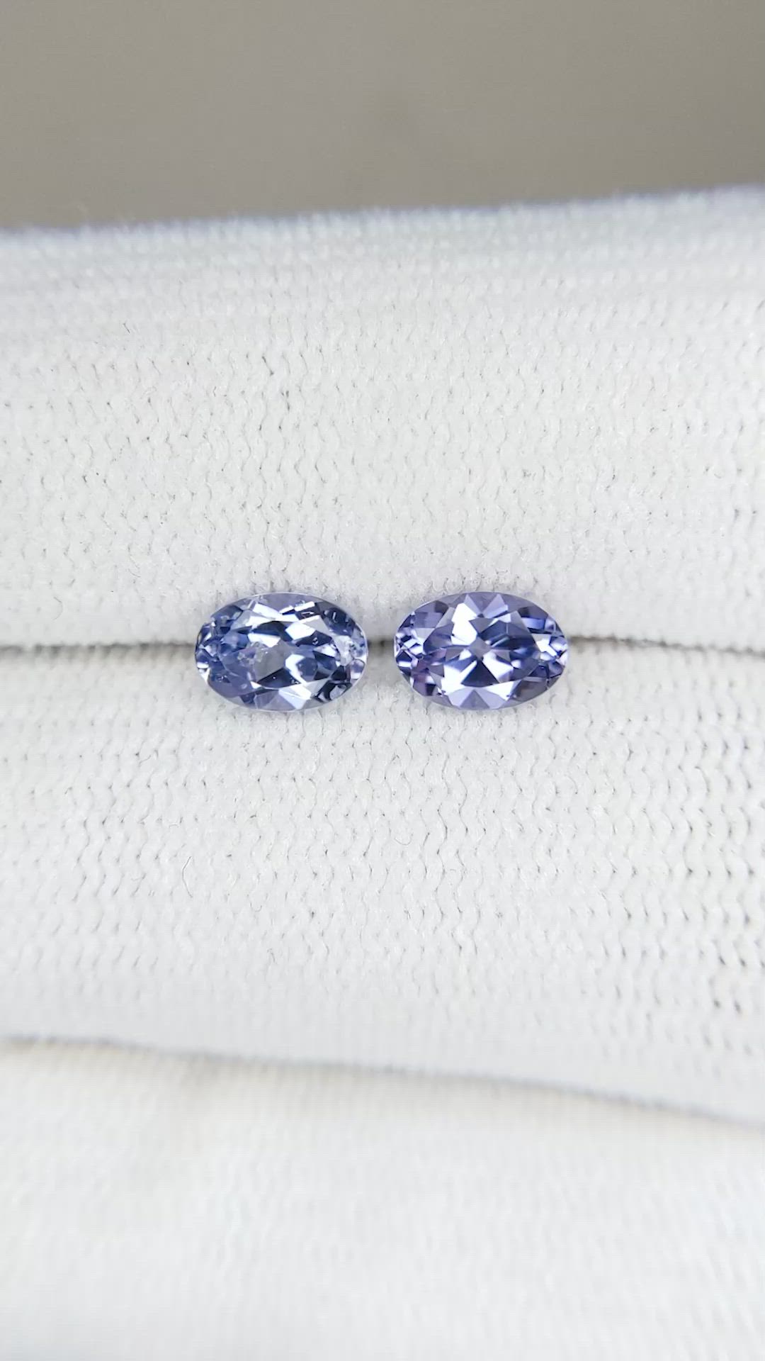 1.19 Ct.Tw.Total Carat Weight Spinel Pair from Burma (Myanmar) Size Video