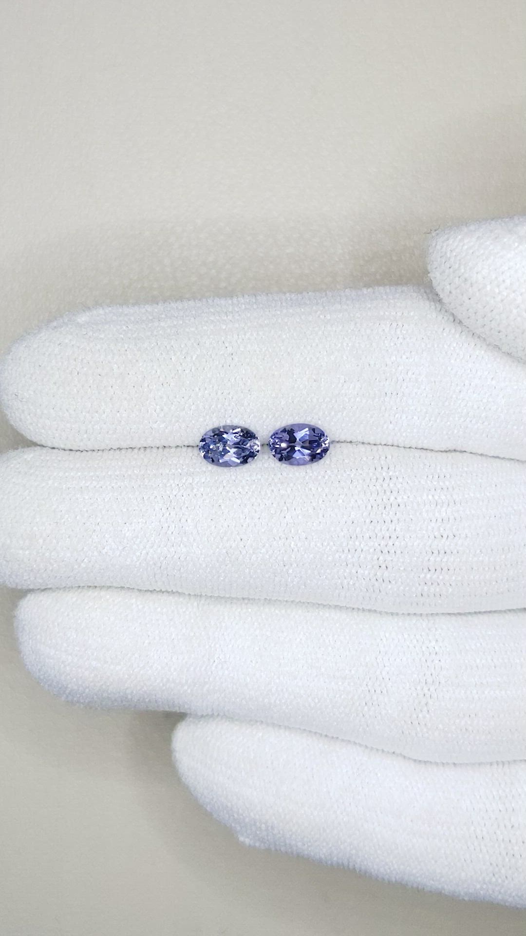 1.19 Ct.Tw.Total Carat Weight Spinel Pair from Burma (Myanmar) Size Video