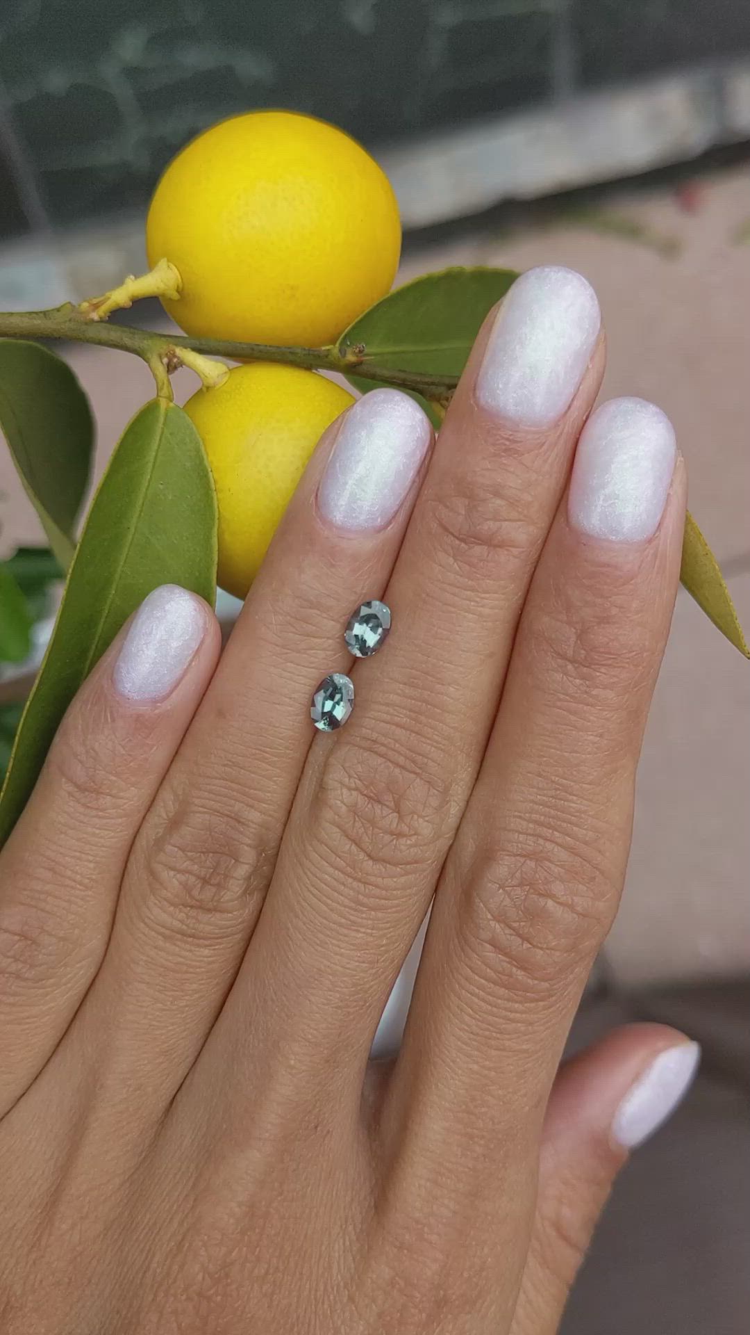 1.02 Ct.Tw.Total Carat Weight Alexandrite Pair from Ceylon (Sri Lanka) Size Video