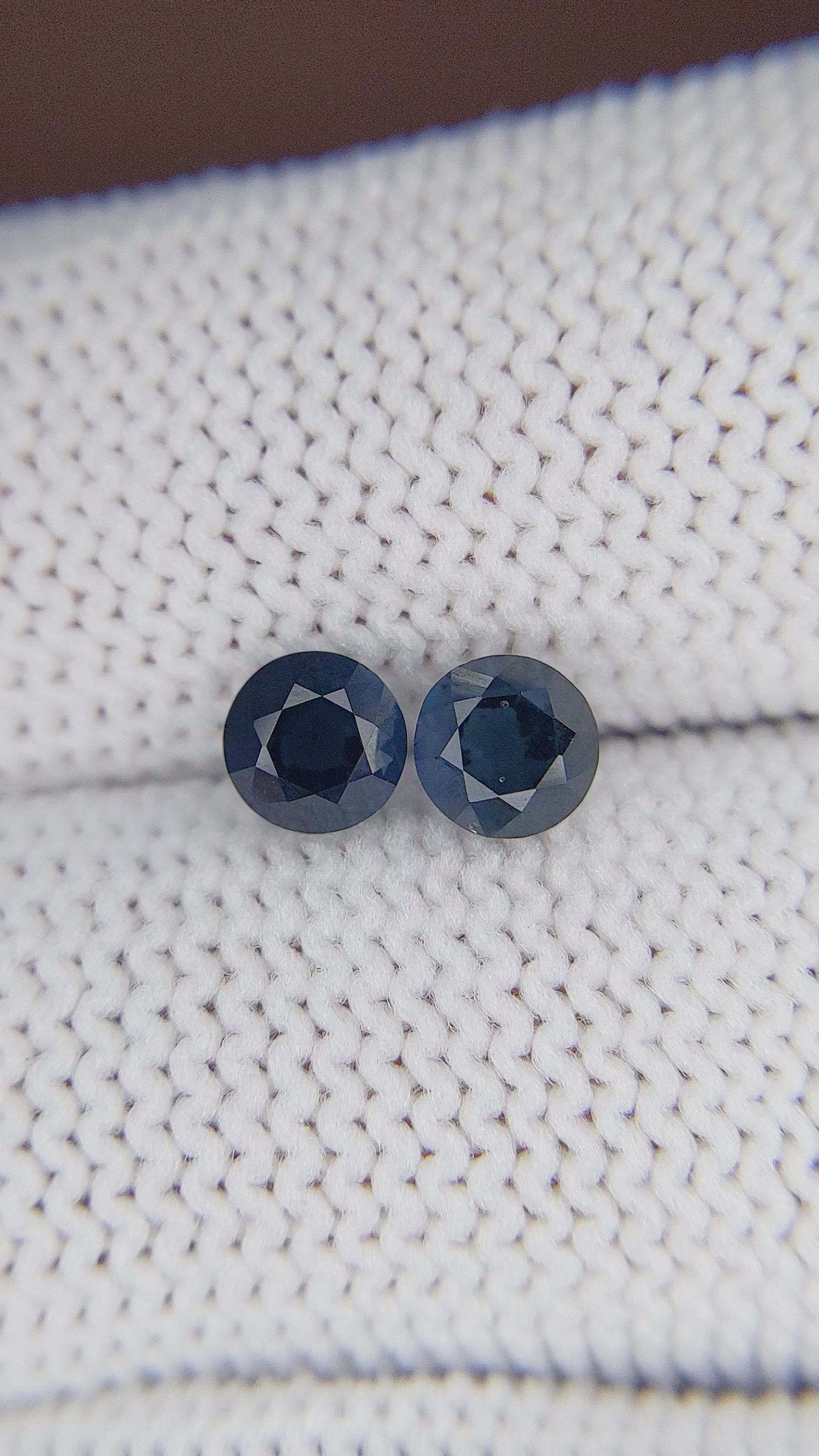 1.34 Ct.Tw.Total Carat Weight Spinel Pair from Ceylon (Sri Lanka) Size Video