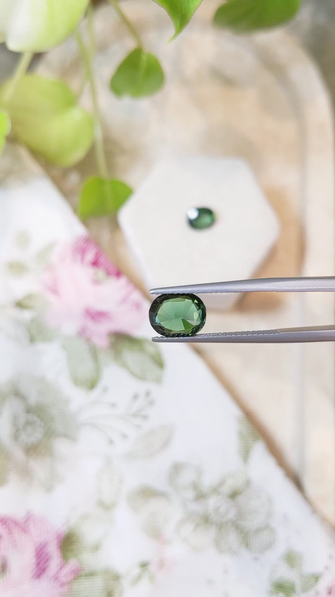 4.31&nbsp;Ct.Tw.Total Carat Weight Tourmaline Pair from Mozambique Size Video