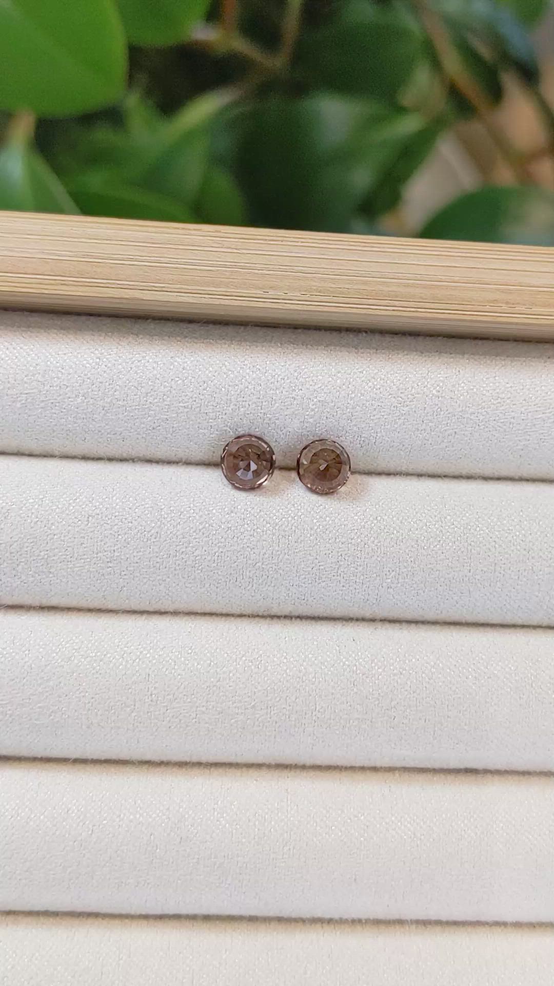 2.30 Ct.Tw.Total Carat Weight Garnet Pair from Tanzania Size Video