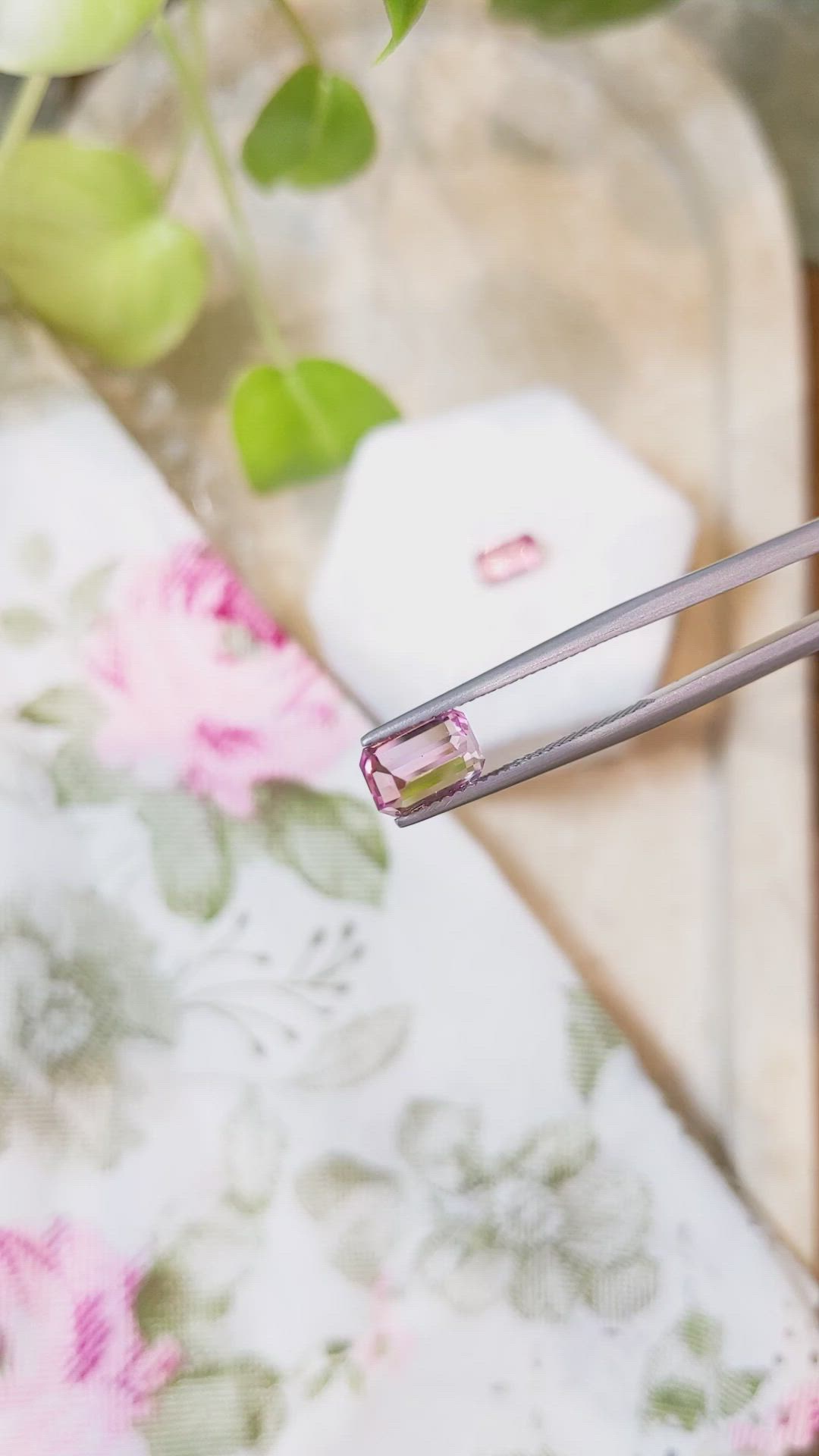 3.68&nbsp;Ct.Tw.Total Carat Weight Tourmaline Pair from Mozambique Size Video