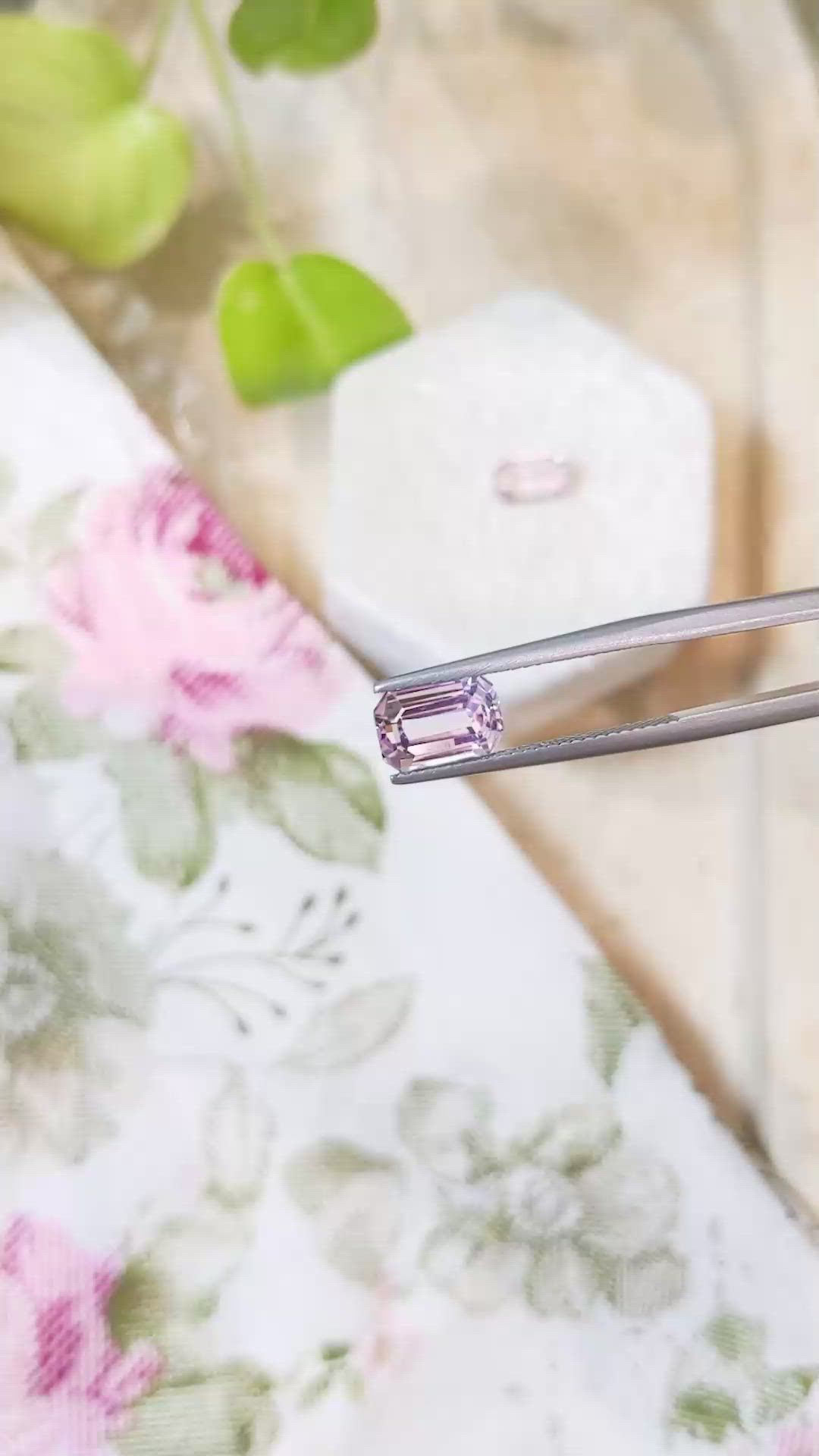 4.33&nbsp;Ct.Tw.Total Carat Weight Kunzite Pair from Afghanistan Size Video