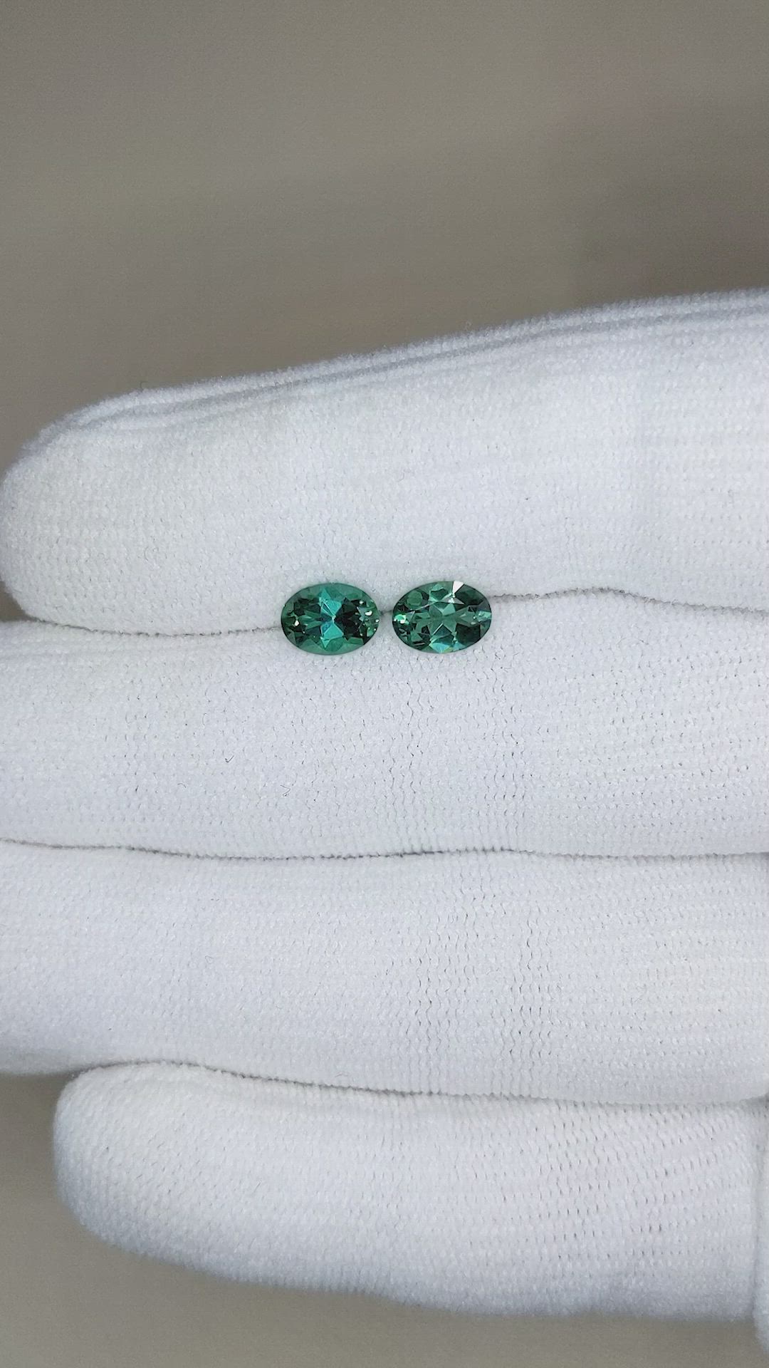 1.32&nbsp;Ct.Tw.Total Carat Weight Tourmaline Pair from Namibia Size Video