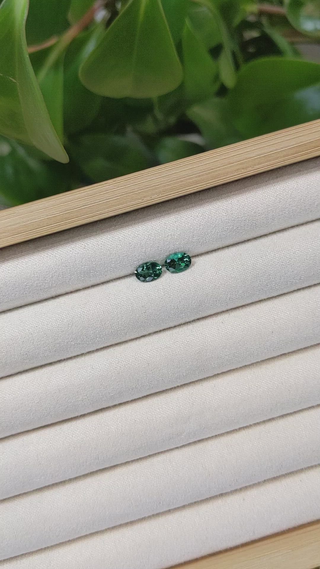 1.32&nbsp;Ct.Tw.Total Carat Weight Tourmaline Pair from Namibia Size Video