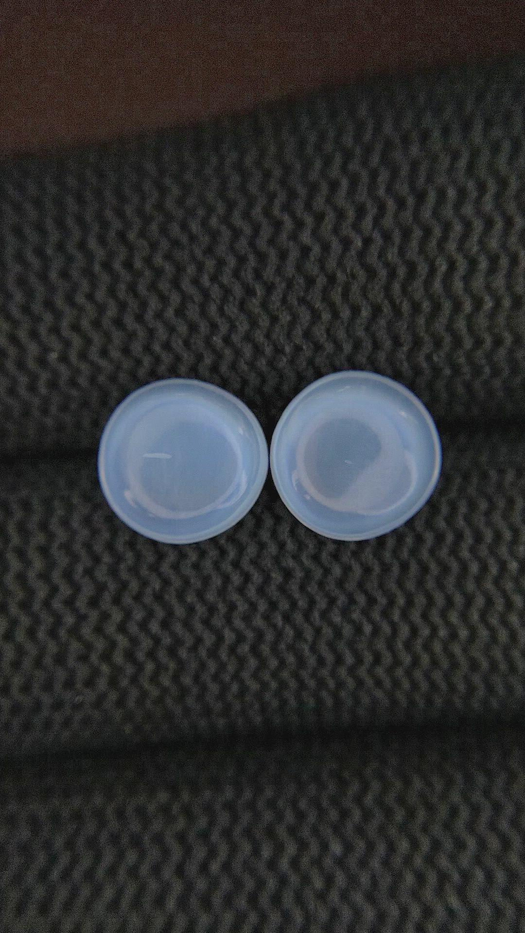 3.52 Ct.Tw.Total Carat Weight Cabochon Moonstone Pair from Madagascar Size Video