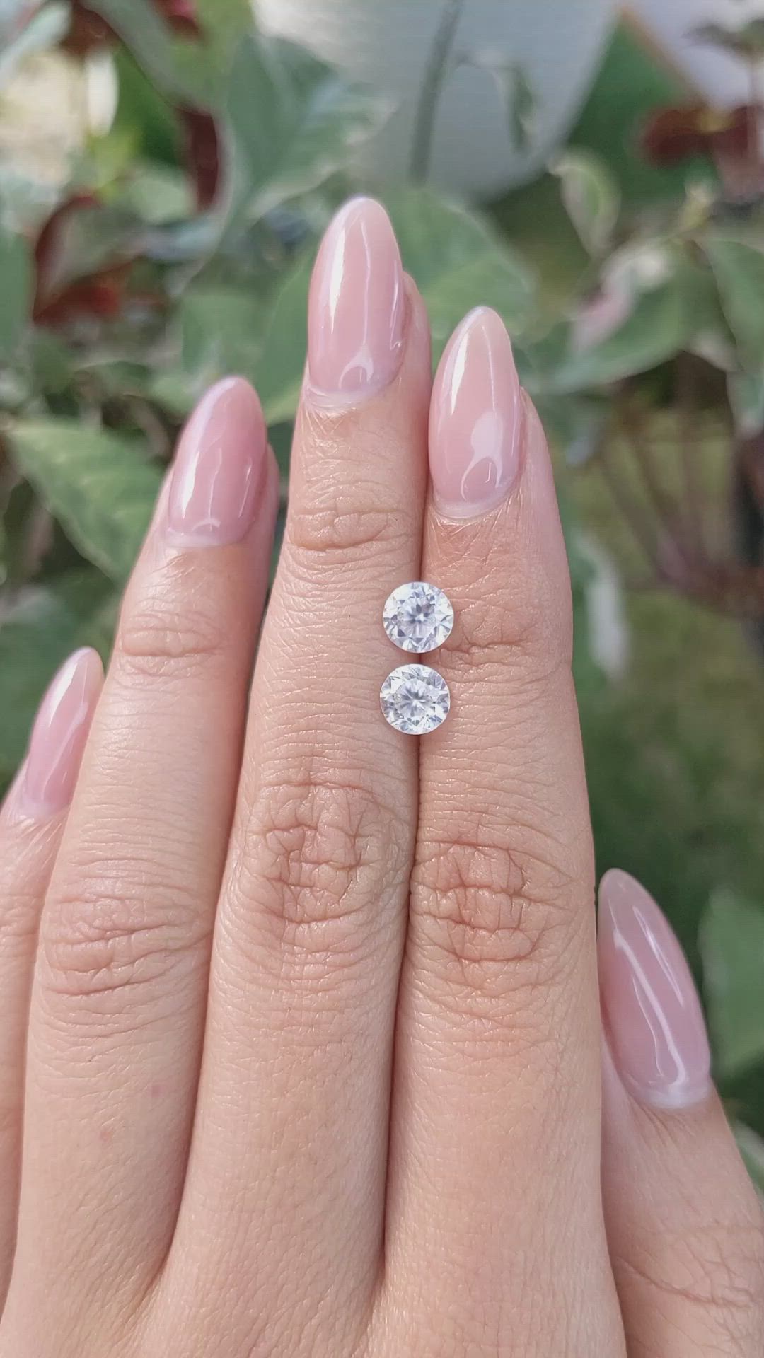 2.42&nbsp;Ct.Tw.Total Carat Weight Zircon Pair from Ceylon (Sri Lanka) Size Video