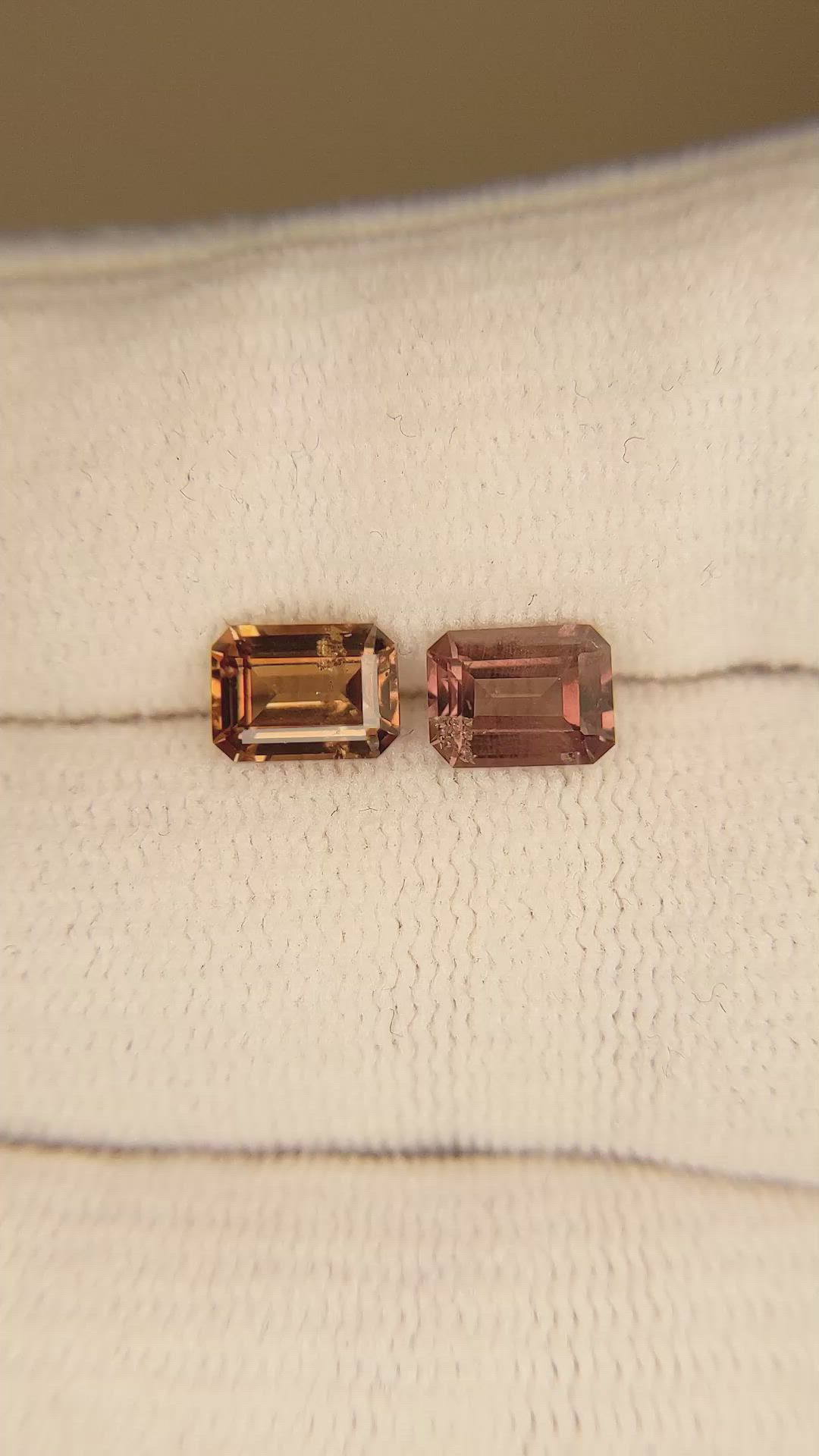2.46&nbsp;Ct.Tw.Total Carat Weight Garnet Pair from Tanzania Size Video