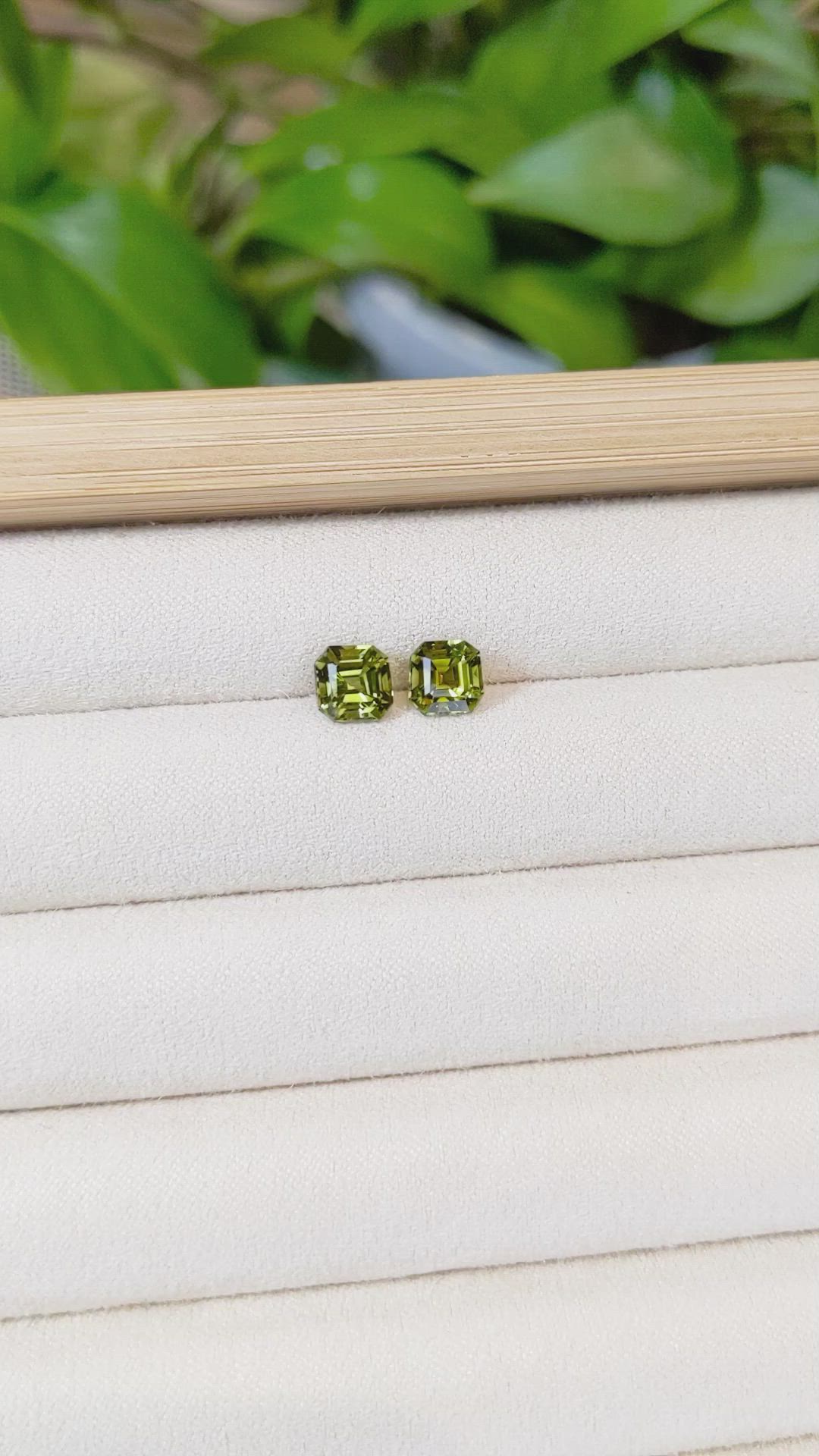 2.45&nbsp;Ct.Tw.Total Carat Weight Tourmaline Pair from Mozambique Size Video