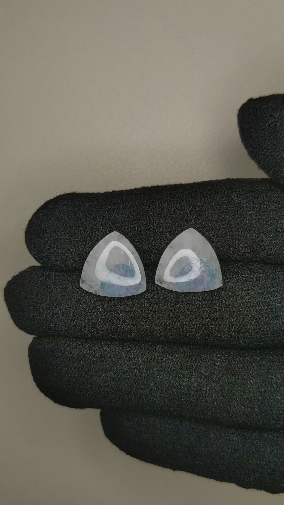 7.08&nbsp;Ct.Tw.Total Carat Weight Tourmaline Pair from Brazil Size Video